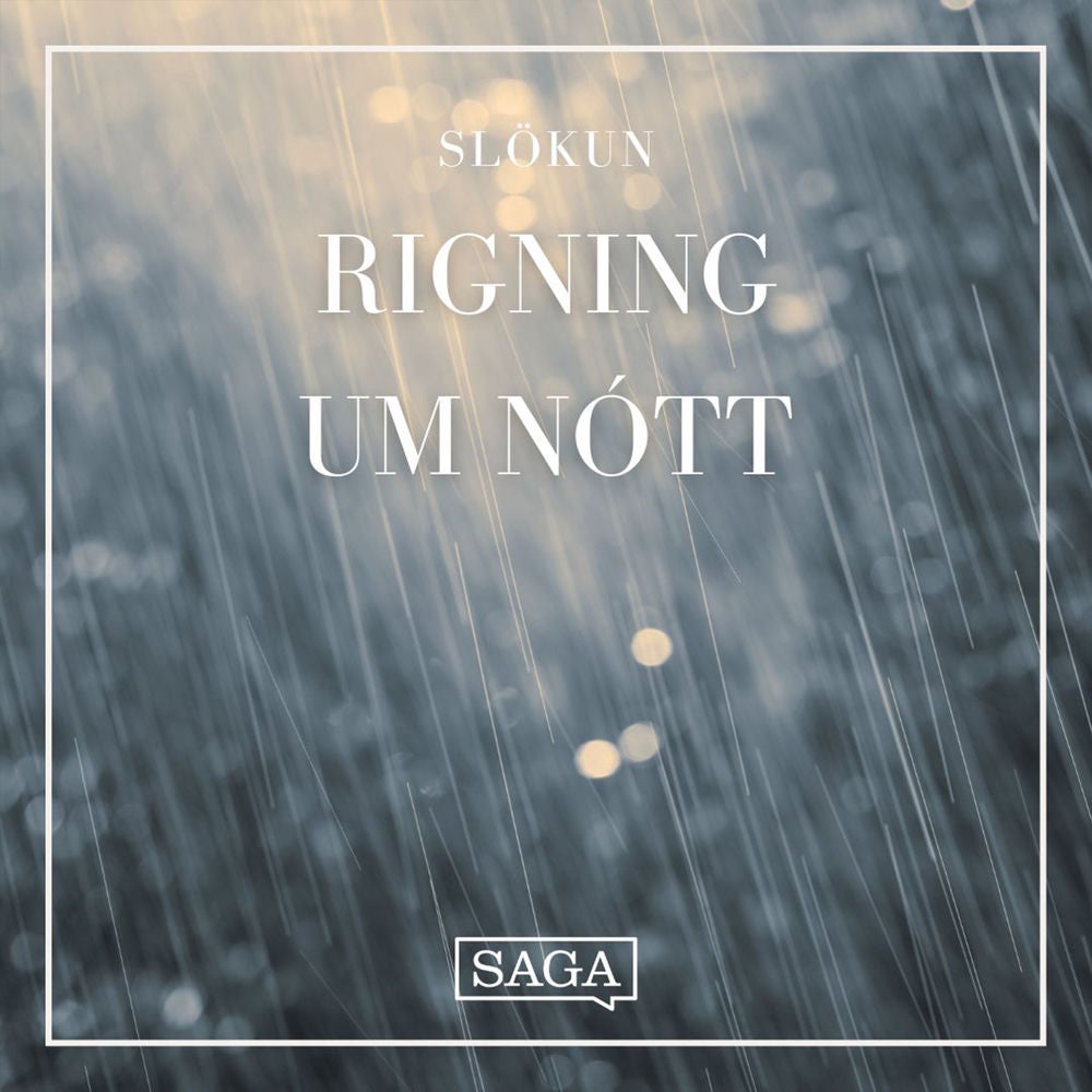 Rigning um nótt - hljóð fyrir svefn og ró