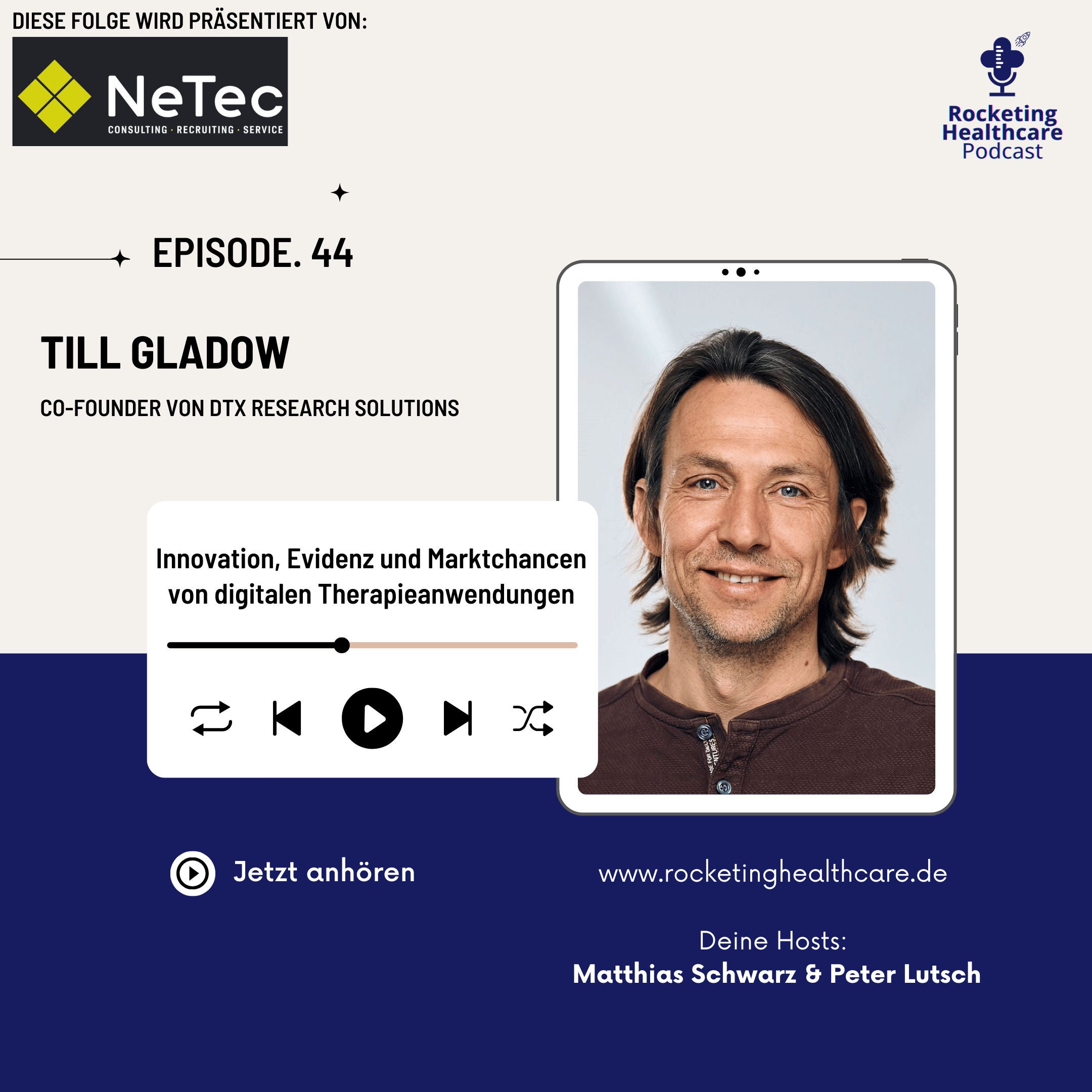 RHC 044: Innovation, Evidenz und Marktchancen von digitalen Therapieanwendungen