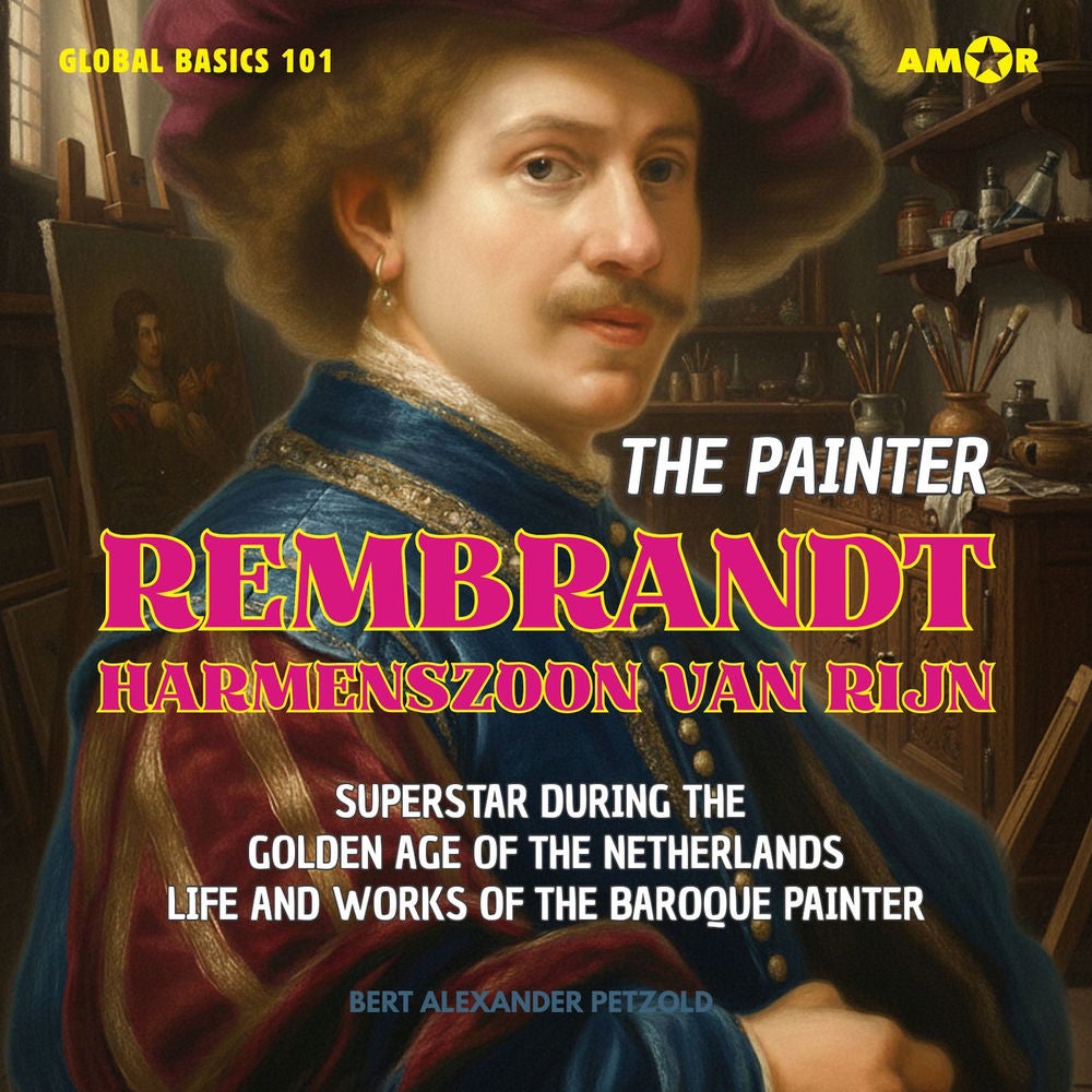 The Painter Rembrandt Harmenszoon van Rijn - Superstar during the Golden Age of the Netherlands - Life and Works of the Baroque Pa