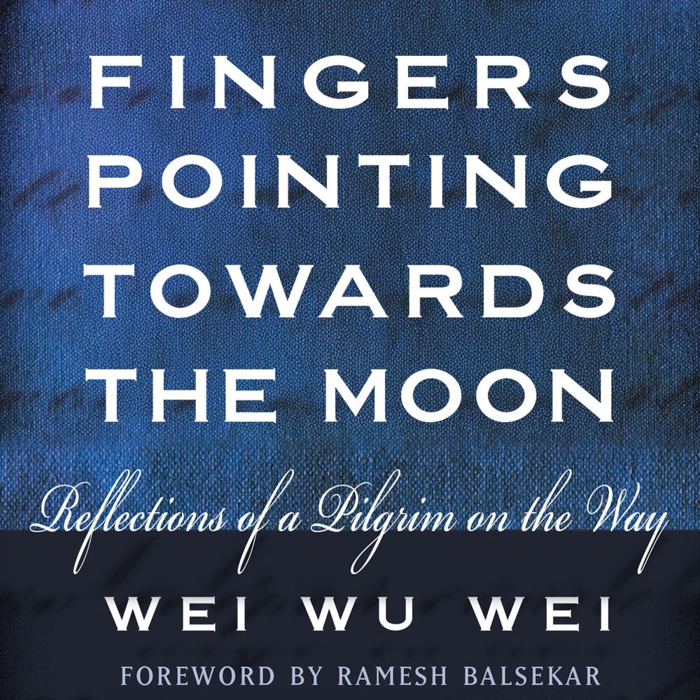 Fingers Pointing Towards the Moon