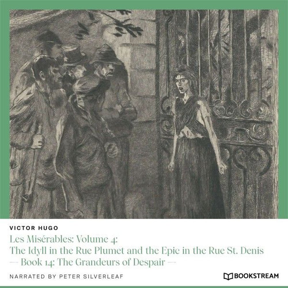Les Misérables, Volume 4: The Idyll in the Rue Plumet and the Epic in the Rue St. Denis - Book 14: The Grandeurs of Despair