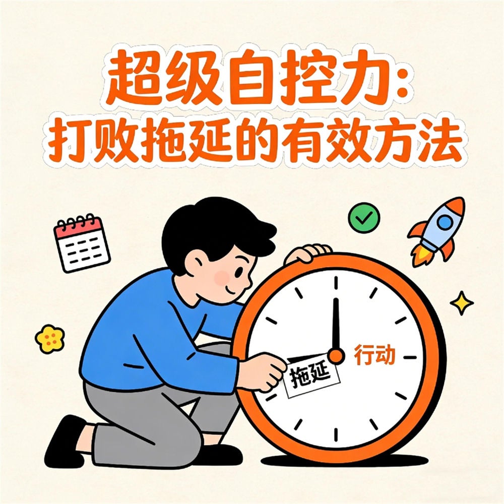 超级自控力：打败拖延的有效方法