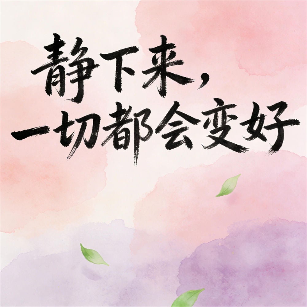 静下来，一切都会变好