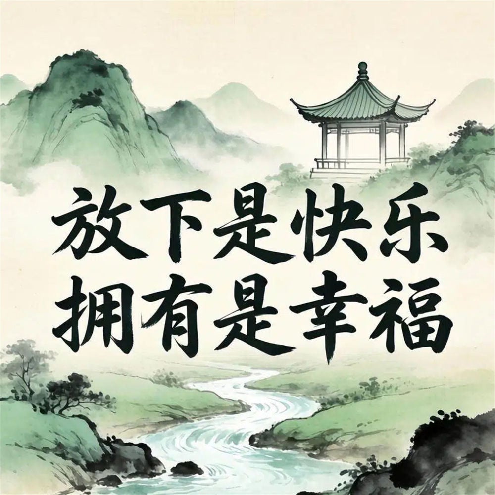 放下是快乐 拥有是幸福