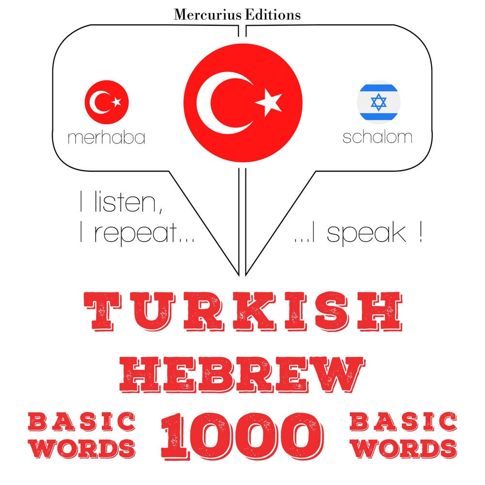 Türkçe - İbranice: 1000 temel kelime