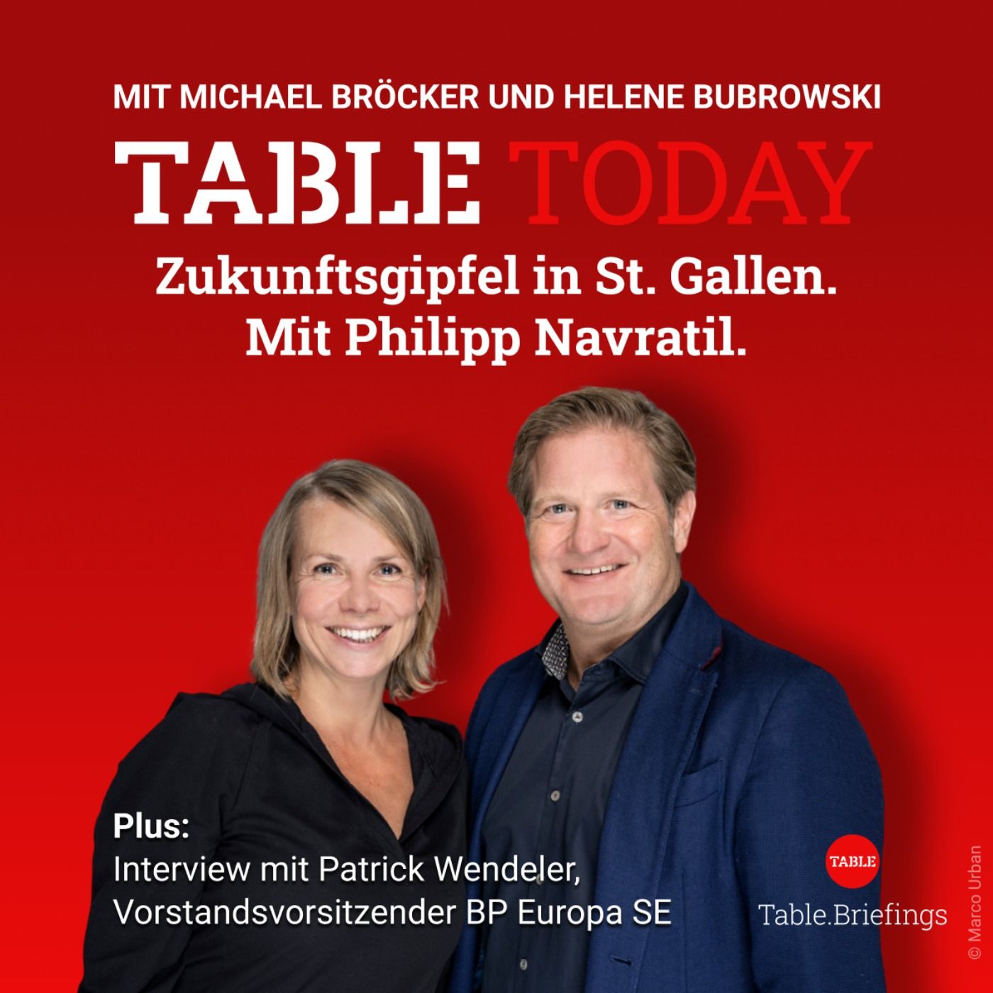Zukunftsgipfel in St. Gallen. Mit Philipp Navratil.