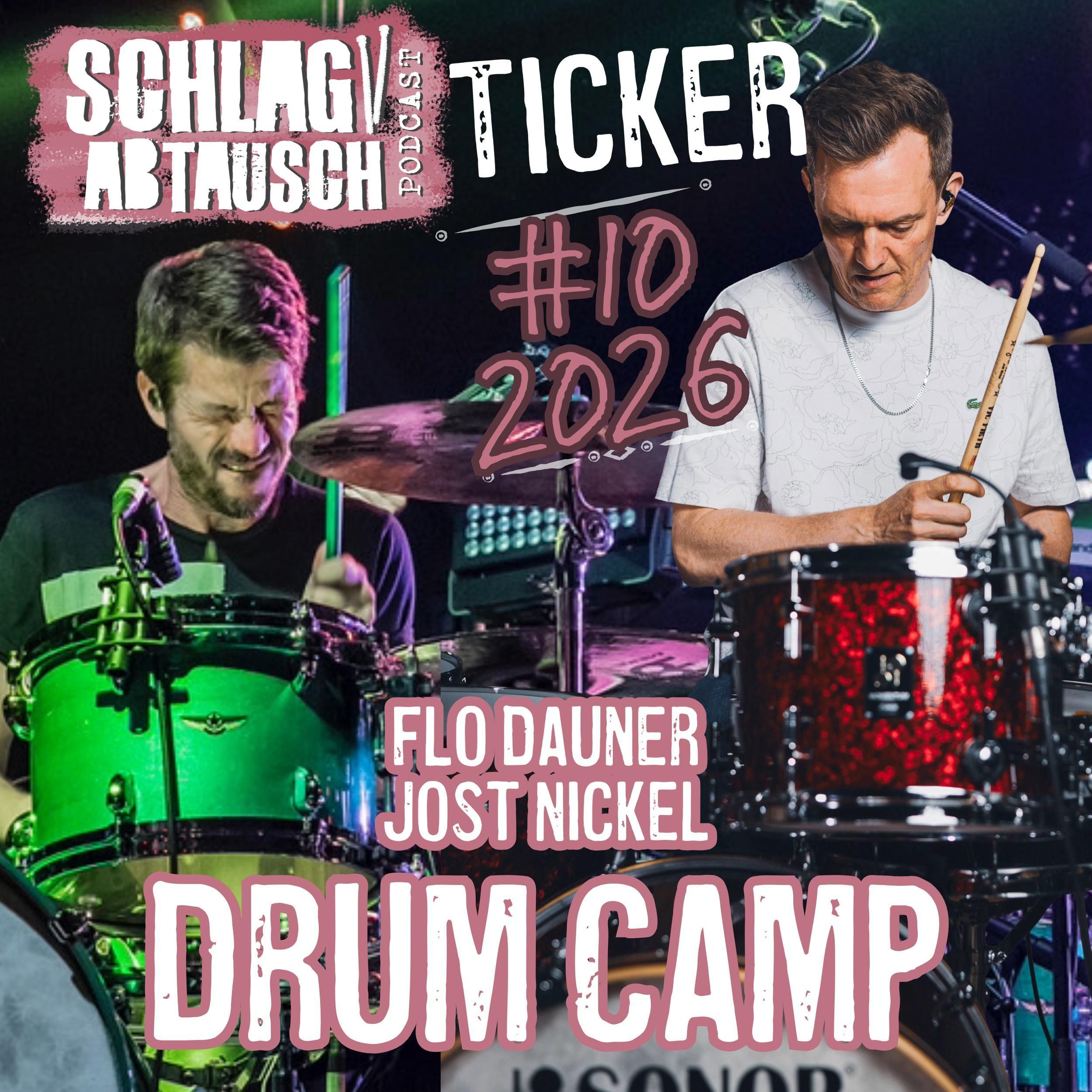 Schlagabtausch Ticker #10 2026 - Drum News: Joost Nickel, Flo Dauner & neue Gear-Innovationen