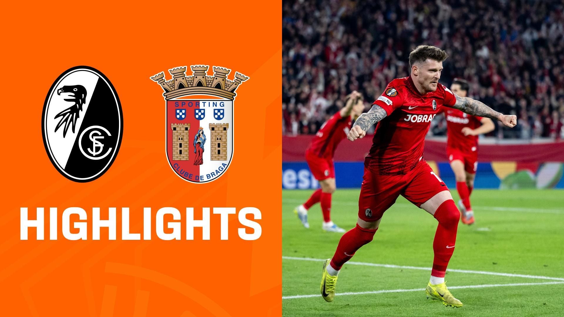 Highlights: SC Freiburg vs. SC Braga