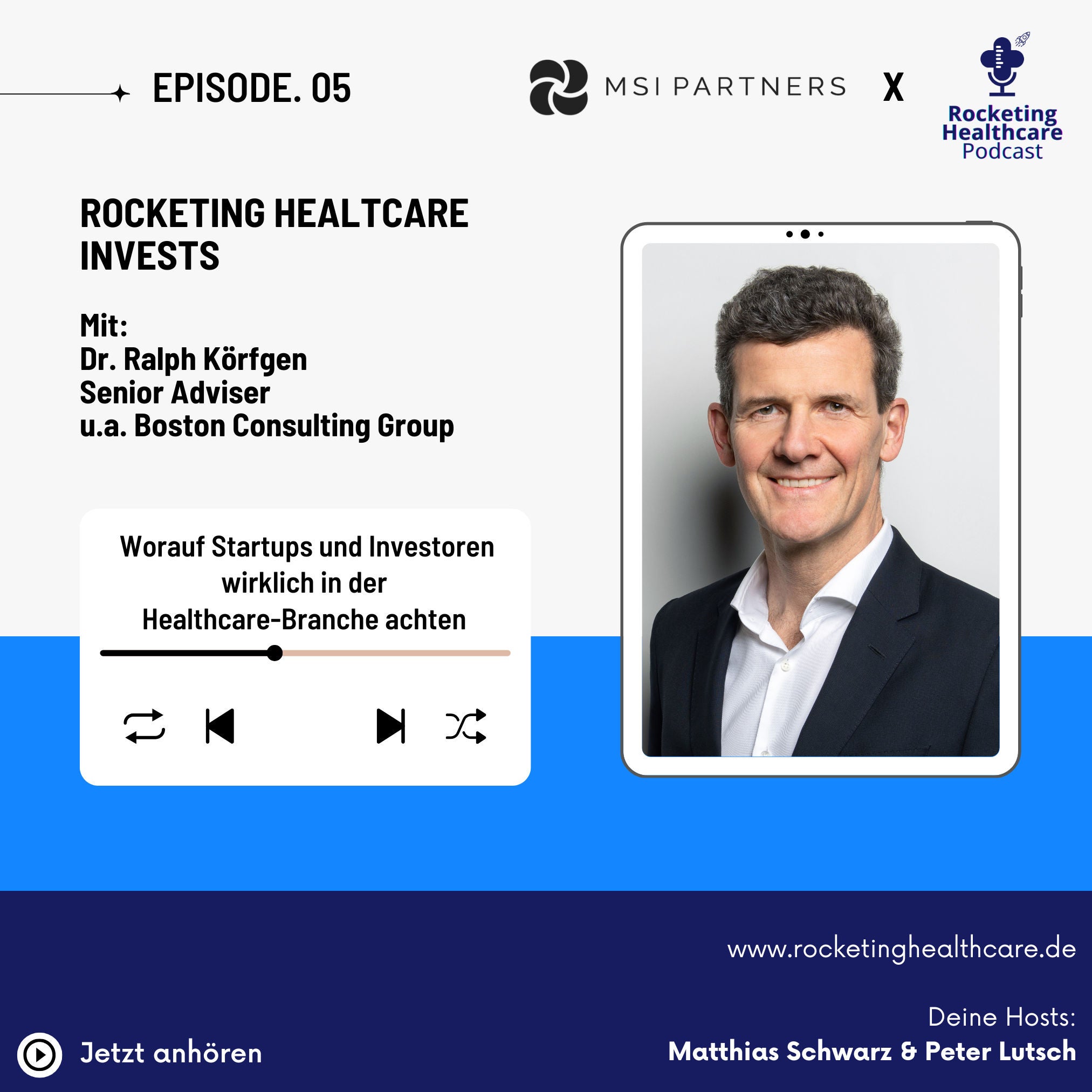 RHC Invests 05: Worauf Startups und Investoren wirklich in der Healthcare-Branche achten
