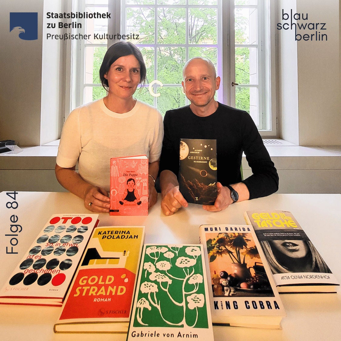 blauschwarzberlin. Der Literaturpodcast Folge #84 Mai 2026