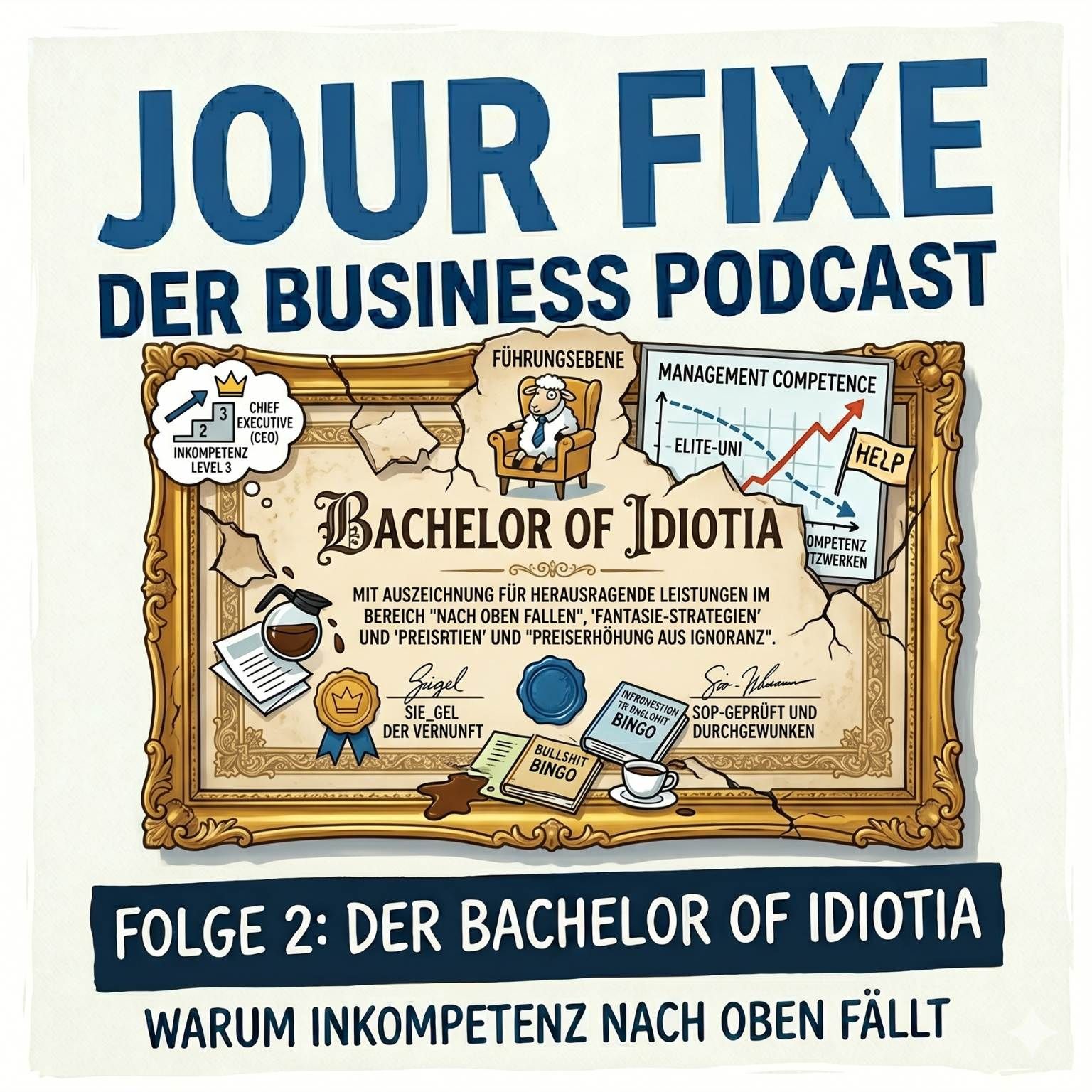 Jour Fixe #2: Bachelor of Idiotia – Warum Inkompetenz nach oben fällt