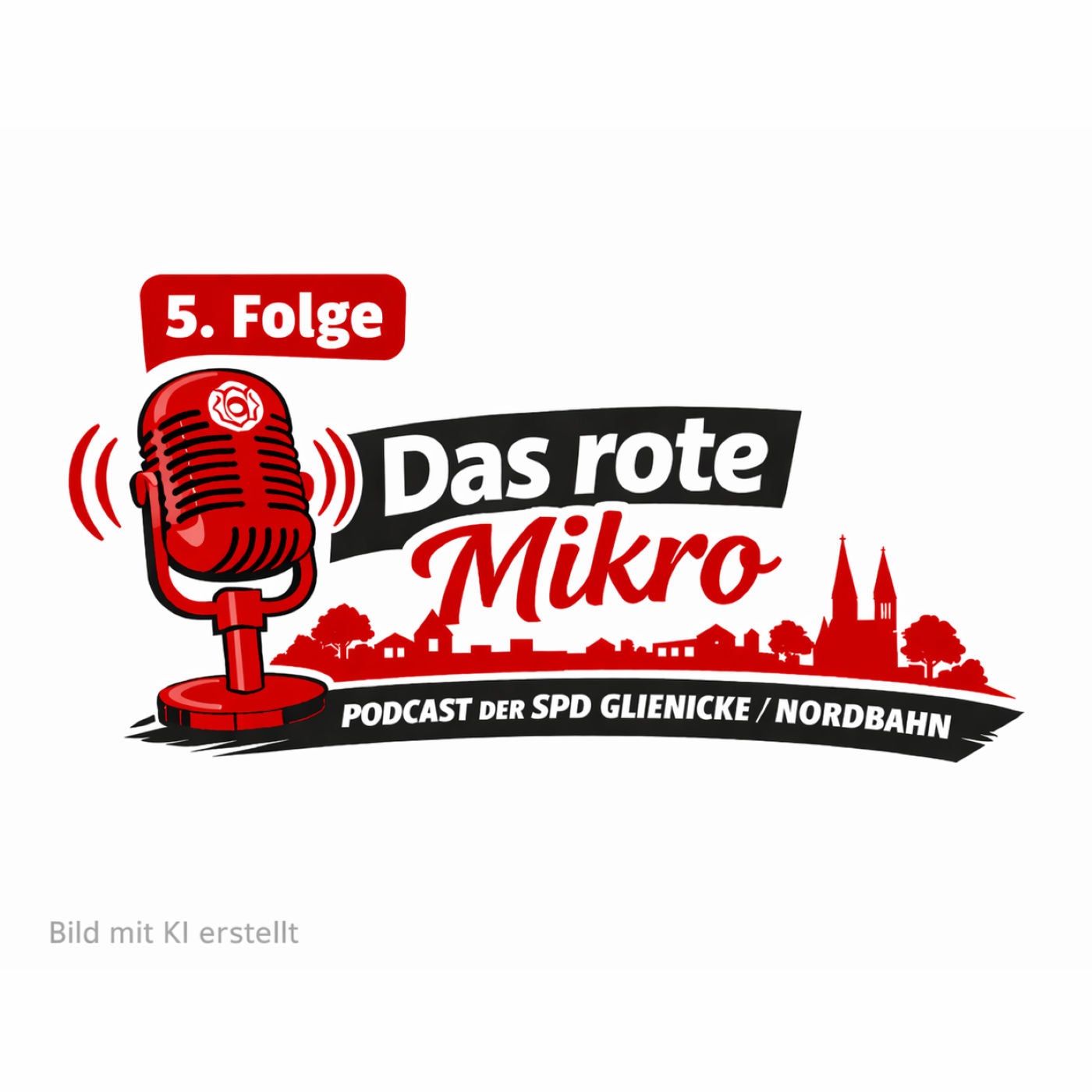 Das rote Mikro Folge 5 aus dem Sozialausschuss „Kinderbetreuung, Schule und Zusammenhalt – Was bewegt Glienicke?“