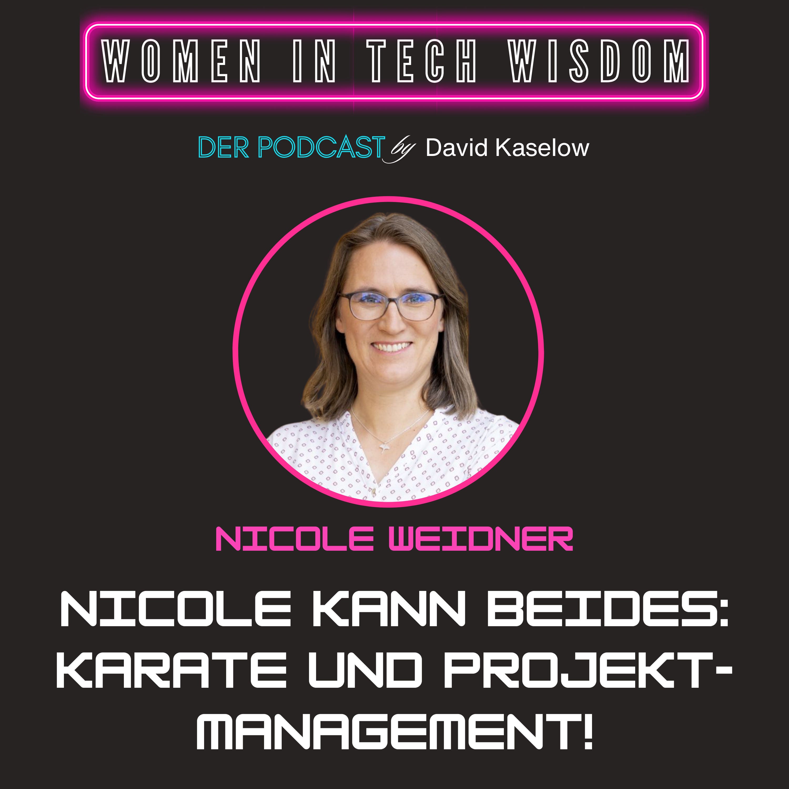Nicole kann beides: Karate und Projektmanagement!