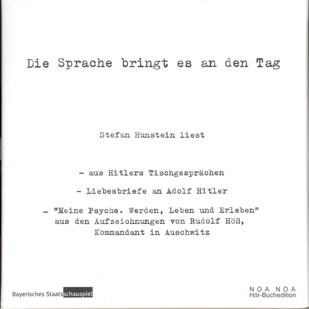Die Sprache bringt es an den Tag