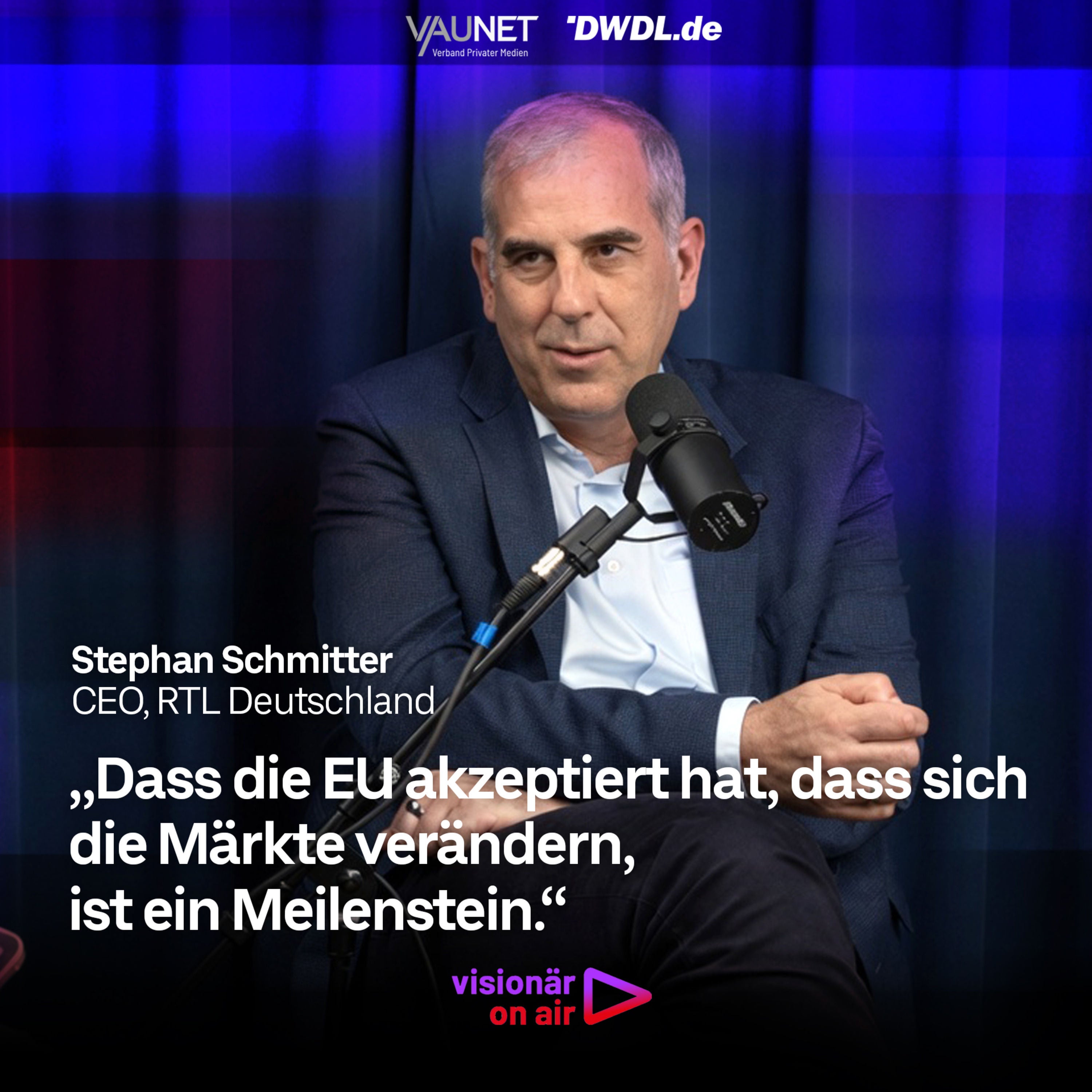 Werbung, Abos, Sky-Übernahme: Stephan Schmitter (RTL) über die Zeitenwende im TV-Markt
