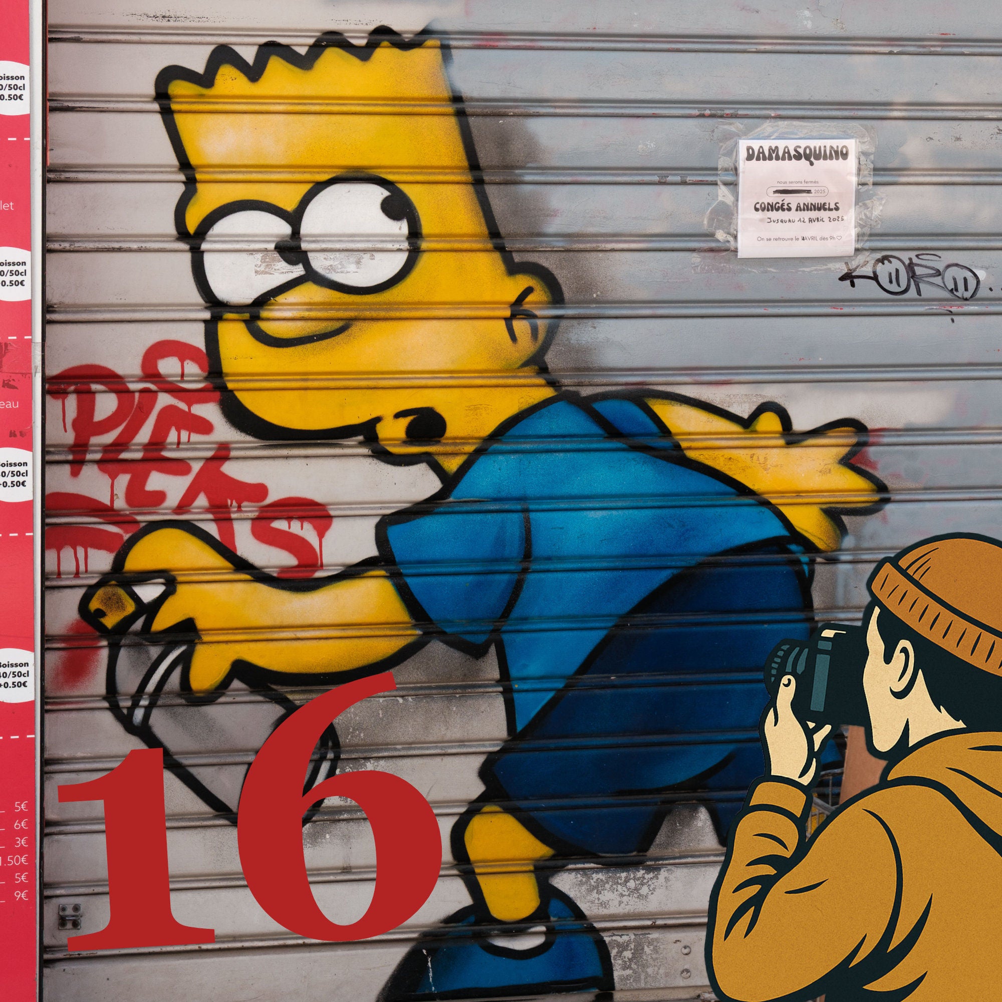 Bart Simpson ertappt von Stefan Kuhn
