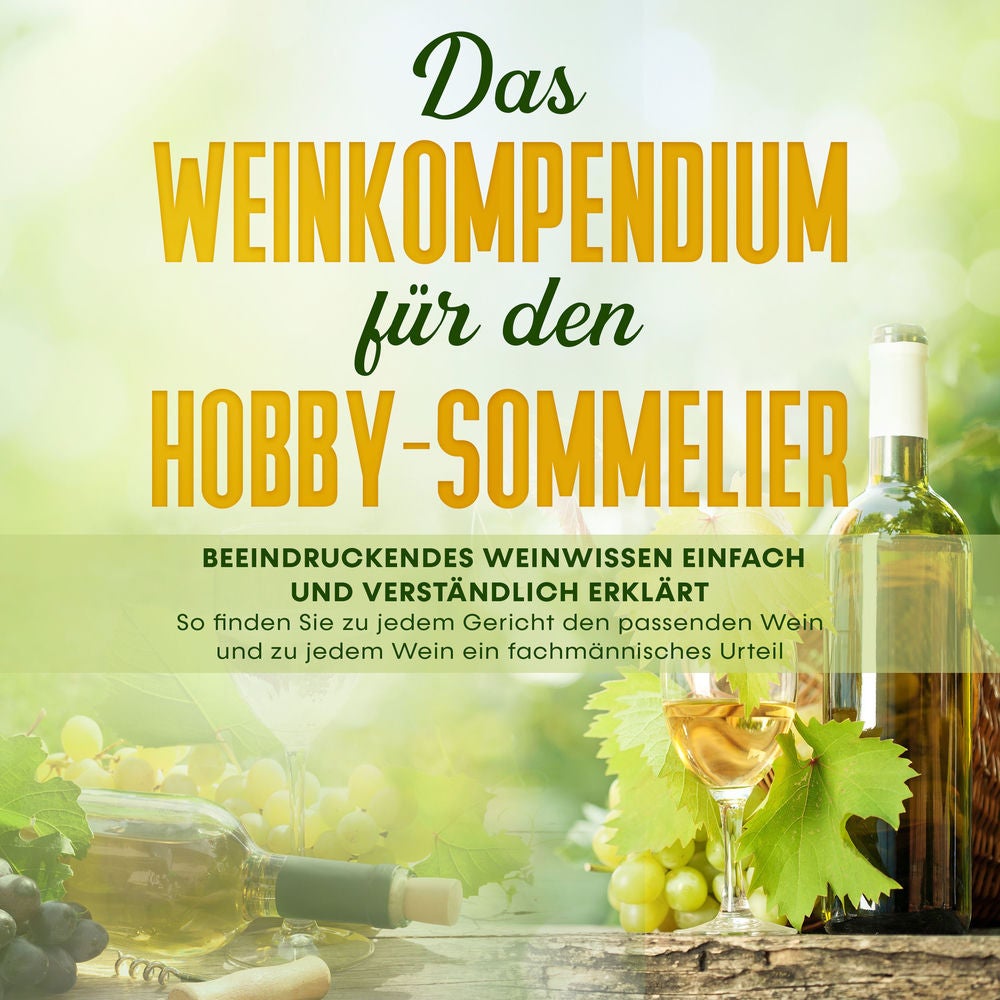 Das Weinkompendium für den Hobby-Sommelier: Beeindruckendes Weinwissen einfach und verständlich erklärt - So finden Sie zu jedem G