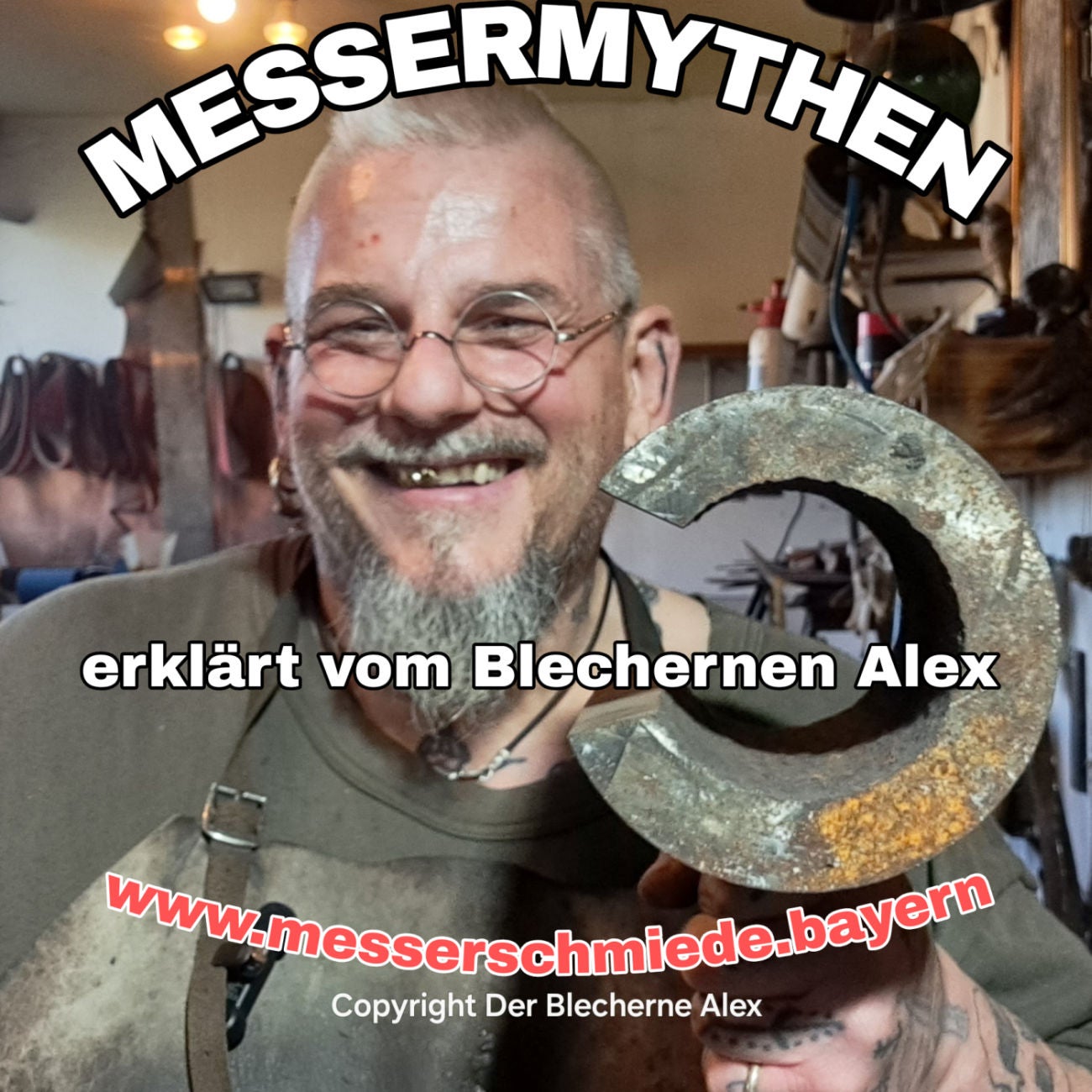 Messermythen erklärt vom Messerschmied Der Blecherne Alex. Der Messerpodcast