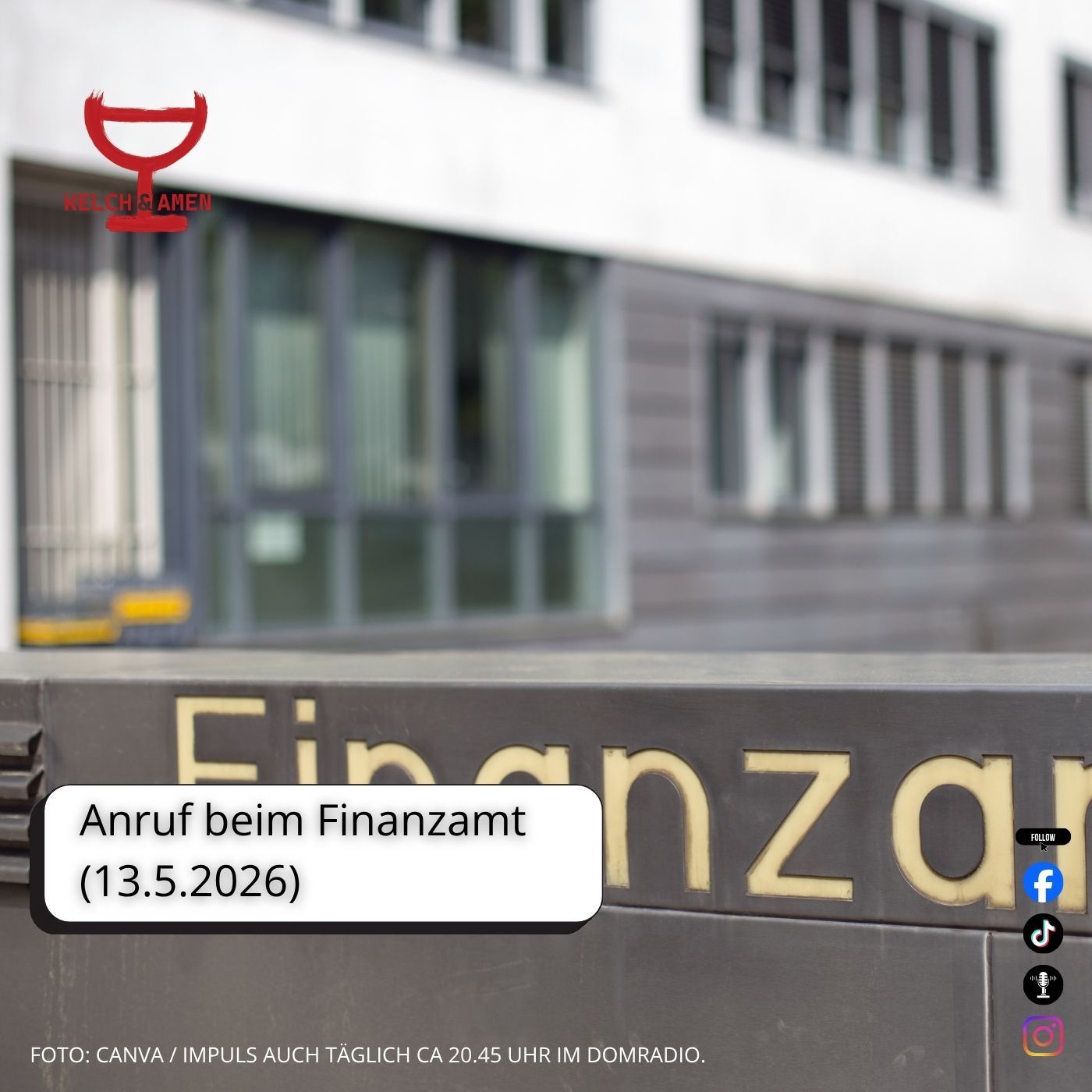 Anruf beim Finanzamt // 13.5.2026