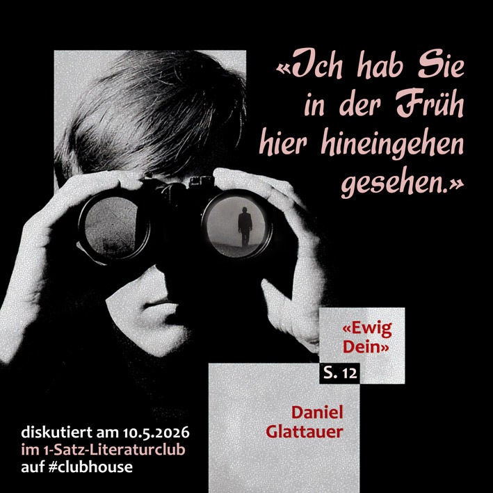 «Ich hab Sie in der Früh hier hineingehen gesehen.»