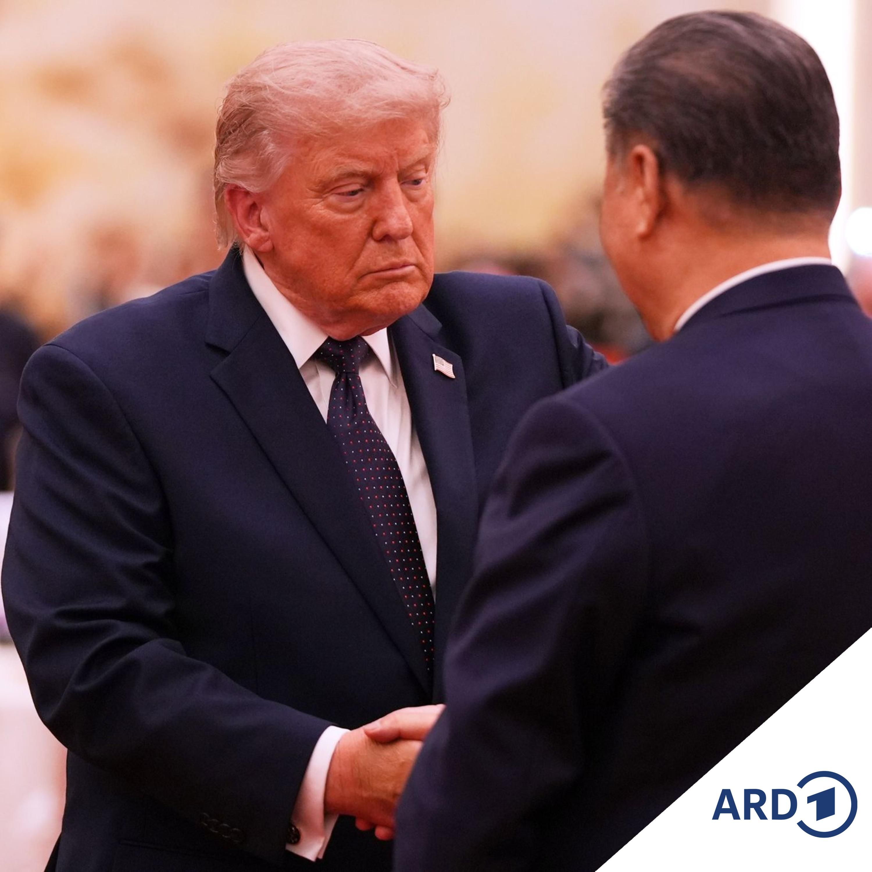Trump und Xi - Demonstrative Einigkeit in Peking
