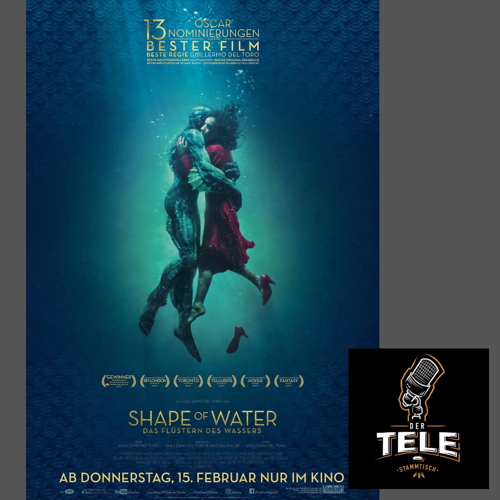 Filmkritik zu Shape of Water - Das Flüstern des Wassers