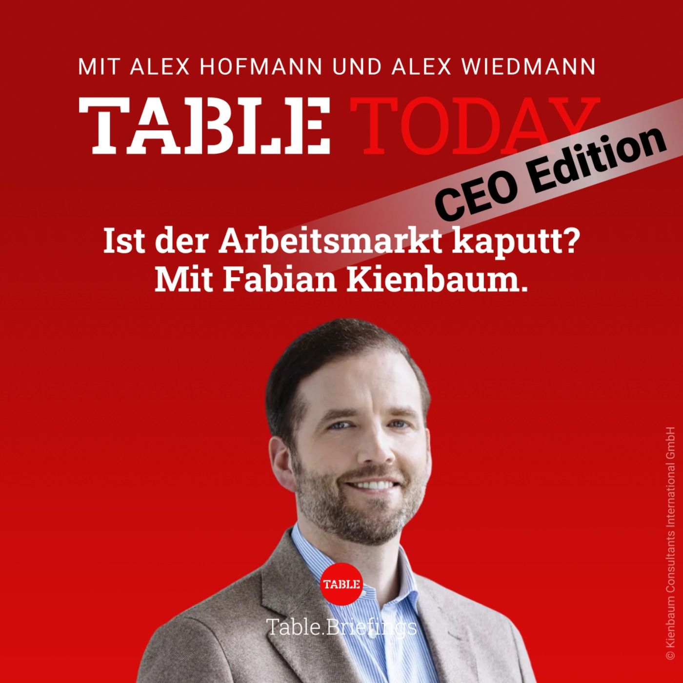 Ist der Arbeitsmarkt kaputt? Mit Fabian Kienbaum.