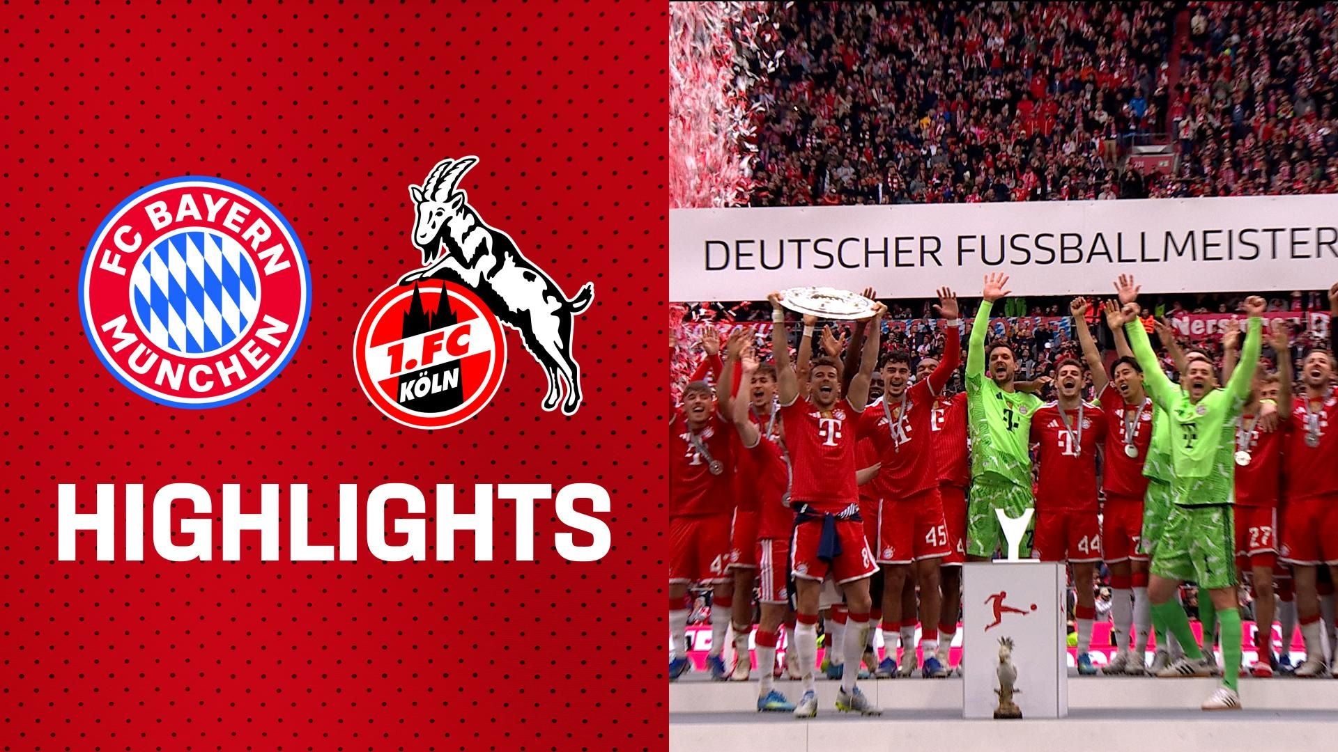 Bayern-Gala bei der Meister-Party