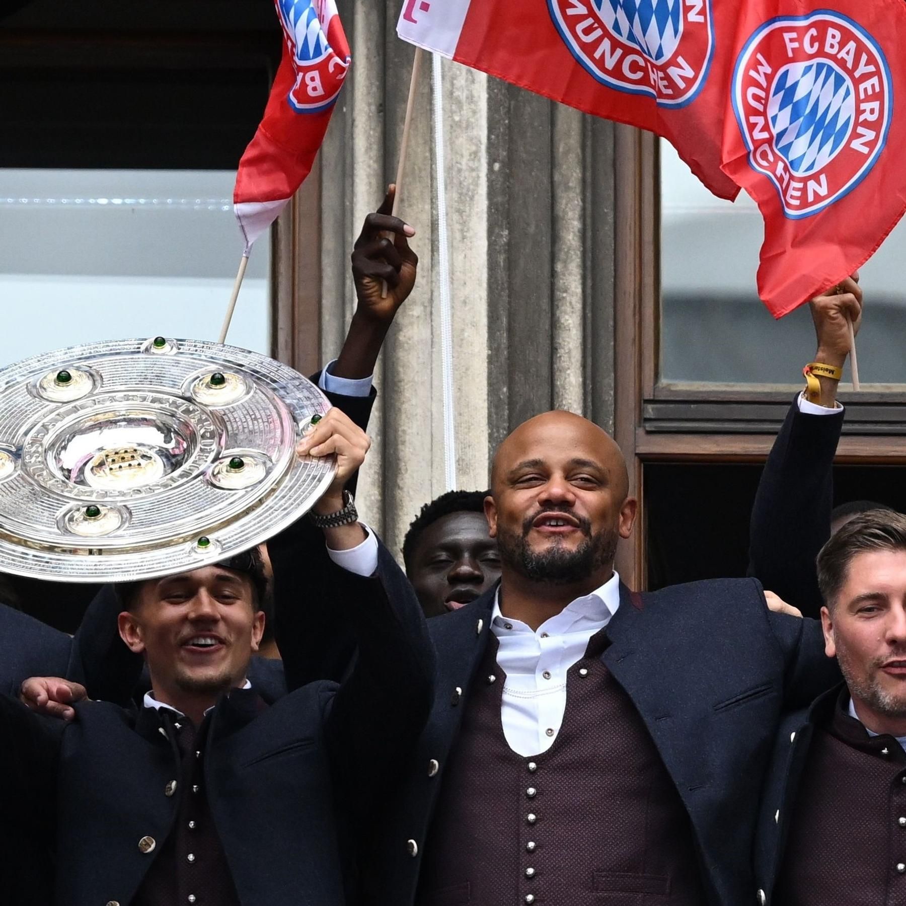 Der FC Bayern feiert seine 35. Deutsche Meisterschaft