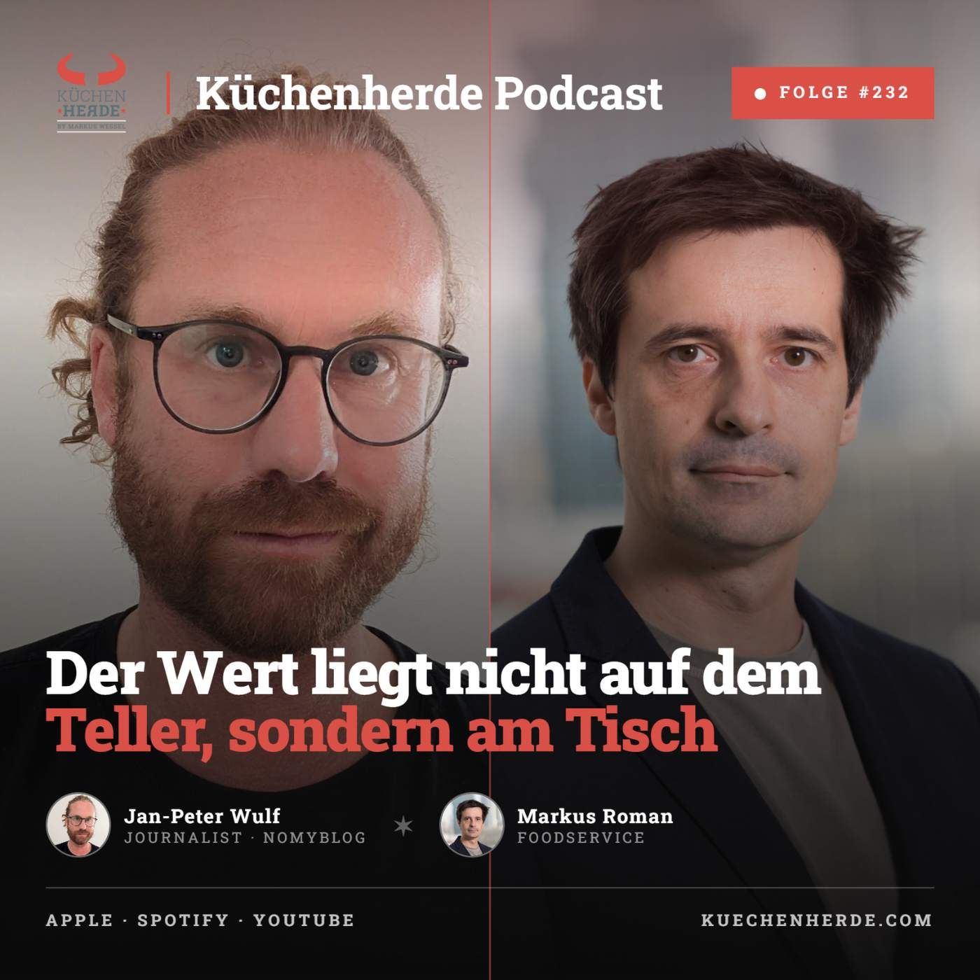 Der Wert liegt NICHT auf dem Teller — sondern am Tisch