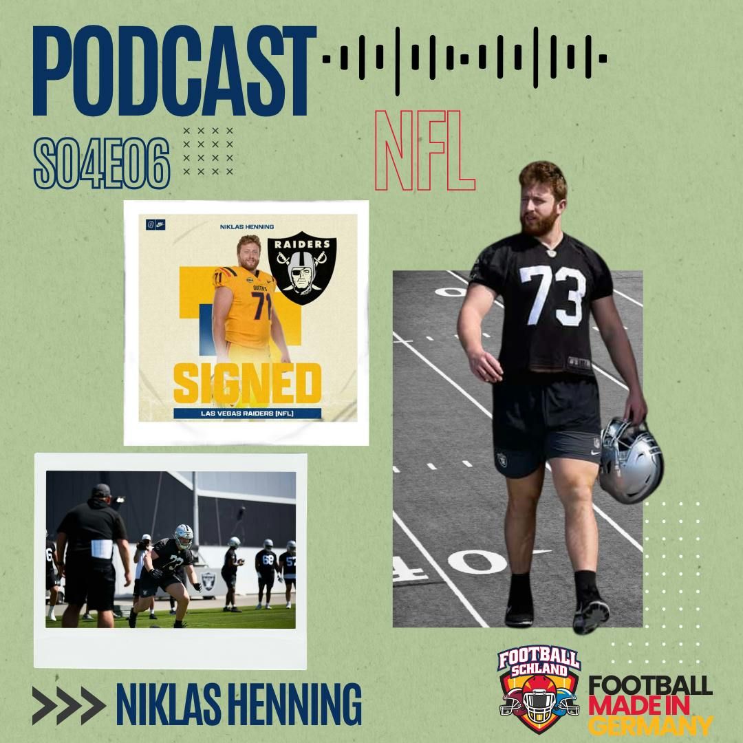 S04E06 Im Gespräch mit Niklas Henning, OL, Las Vegas Raiders