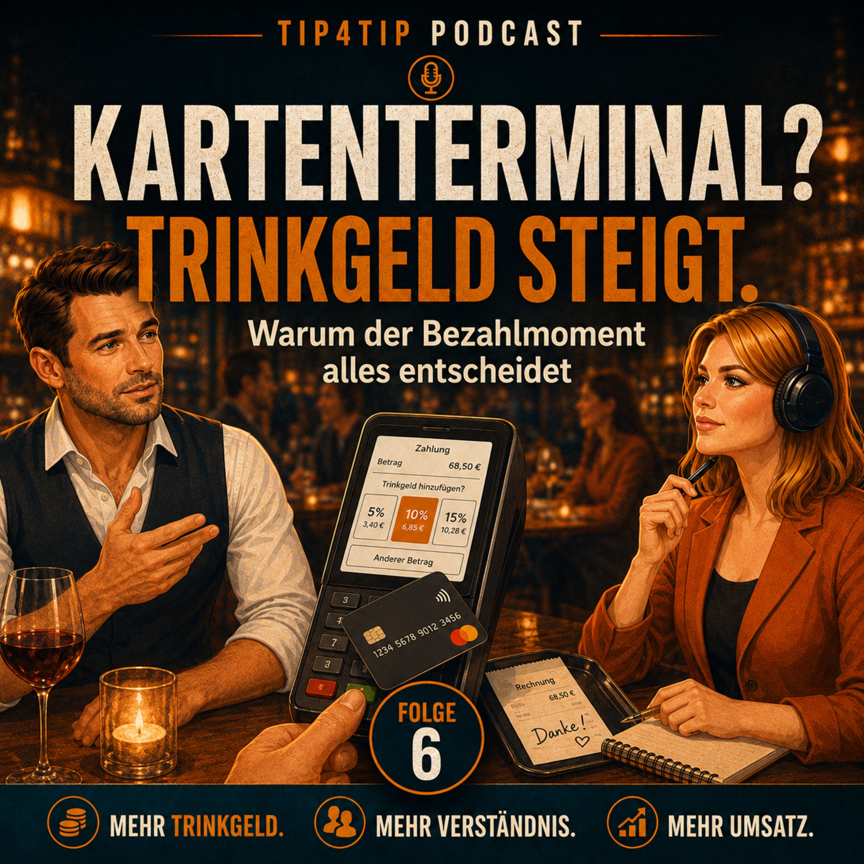 Mehr Trinkgeld am Kartenterminal | Die Psychologie hinter dem Bezahlmoment