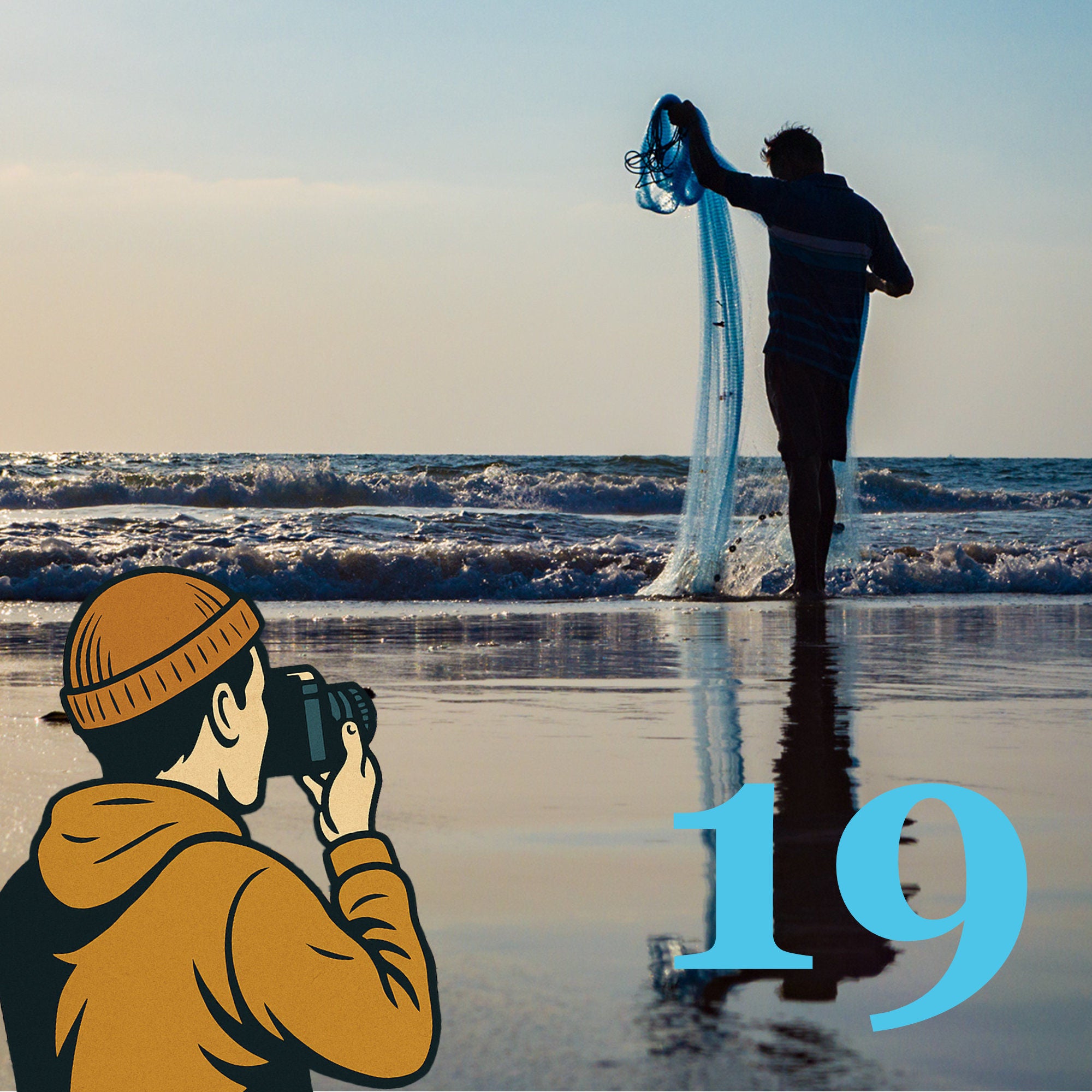 Strandmoment im goldenen Licht mit Gregor Nick