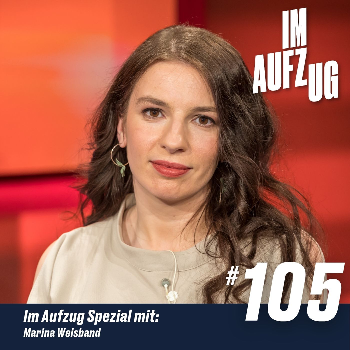 Im Aufzug mit Marina Weisband