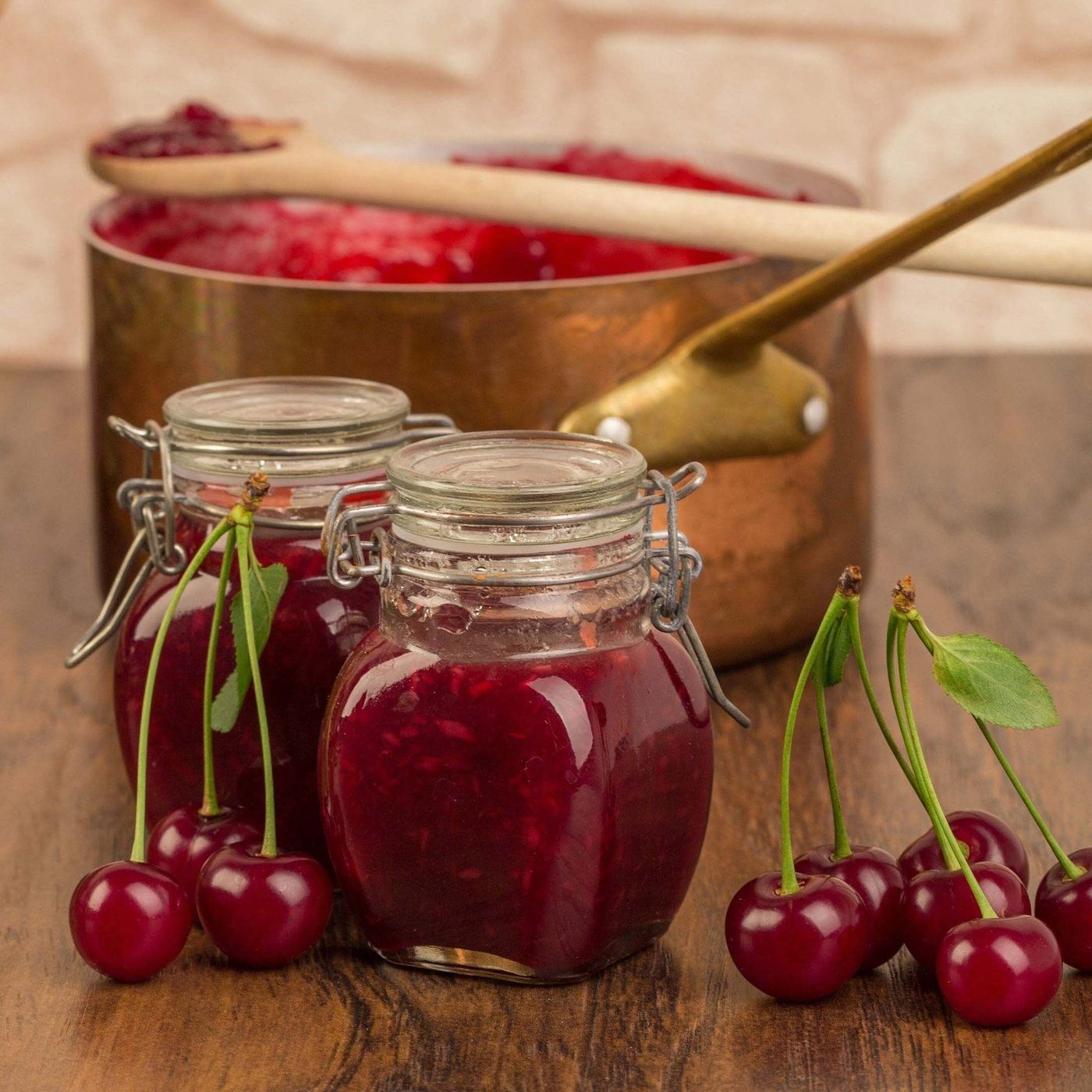Marmelade aus dem Kupfertopf