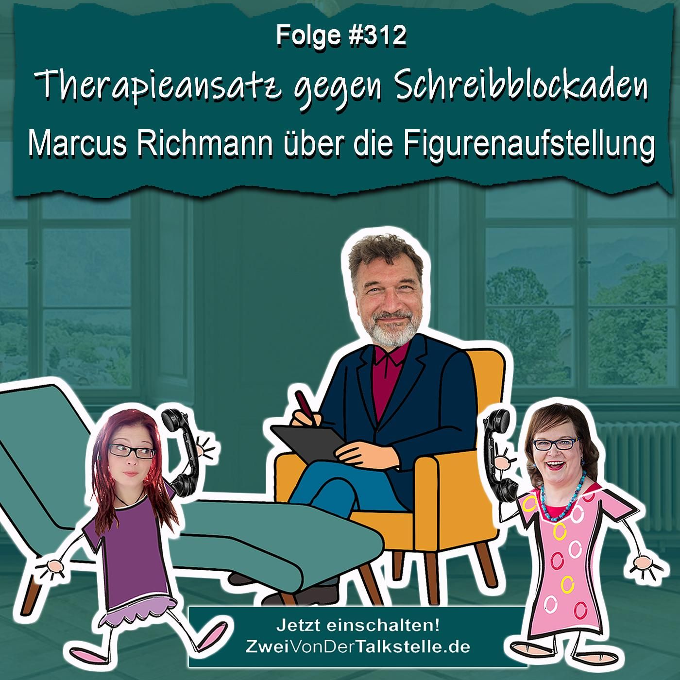 Therapieansatz gegen Schreibblockaden: Marcus Richmann über die Figurenaufstellung