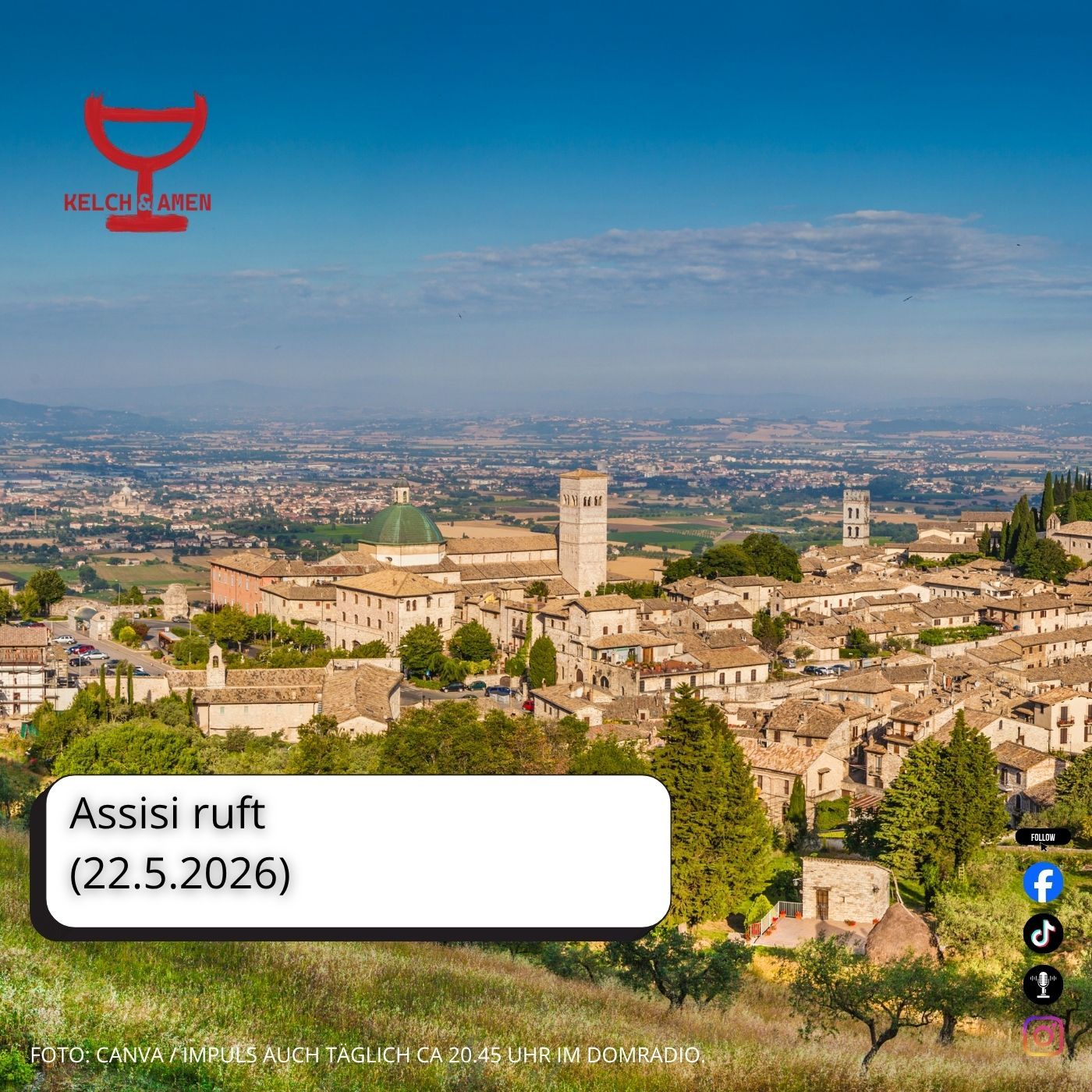 Assisi ruft // 22.5.2026