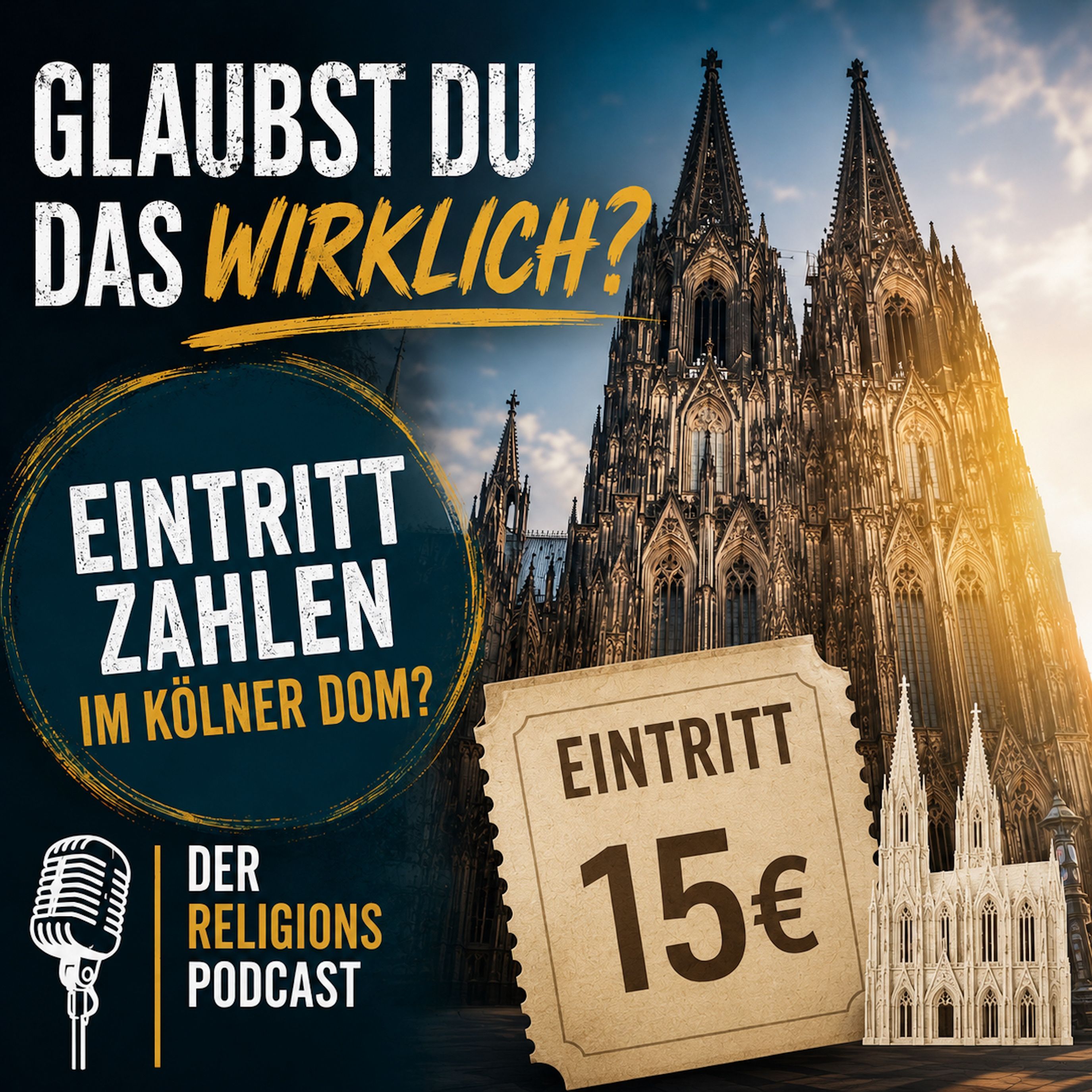 Eintritt zahlen für den Kölner Dom