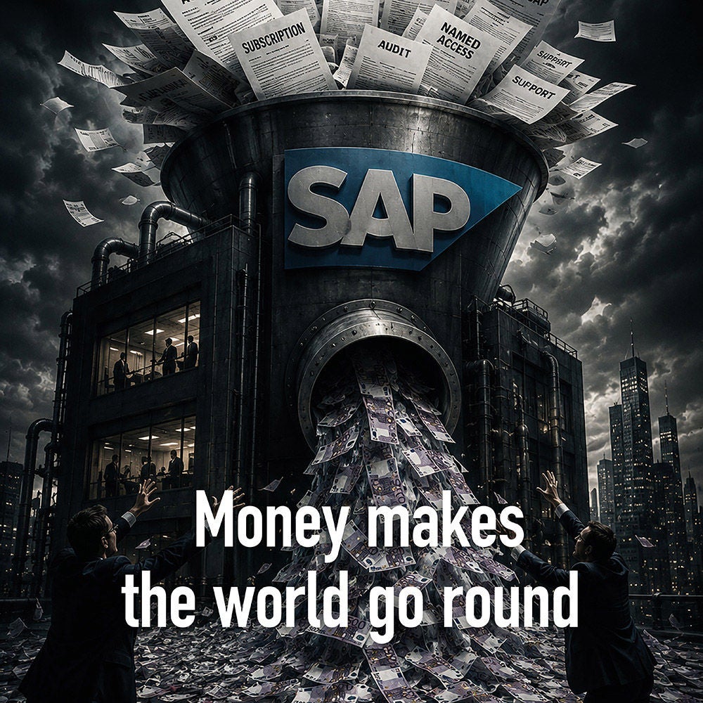 Jun 26: Money Makes the World Go Round, the monetization of SAP license management.