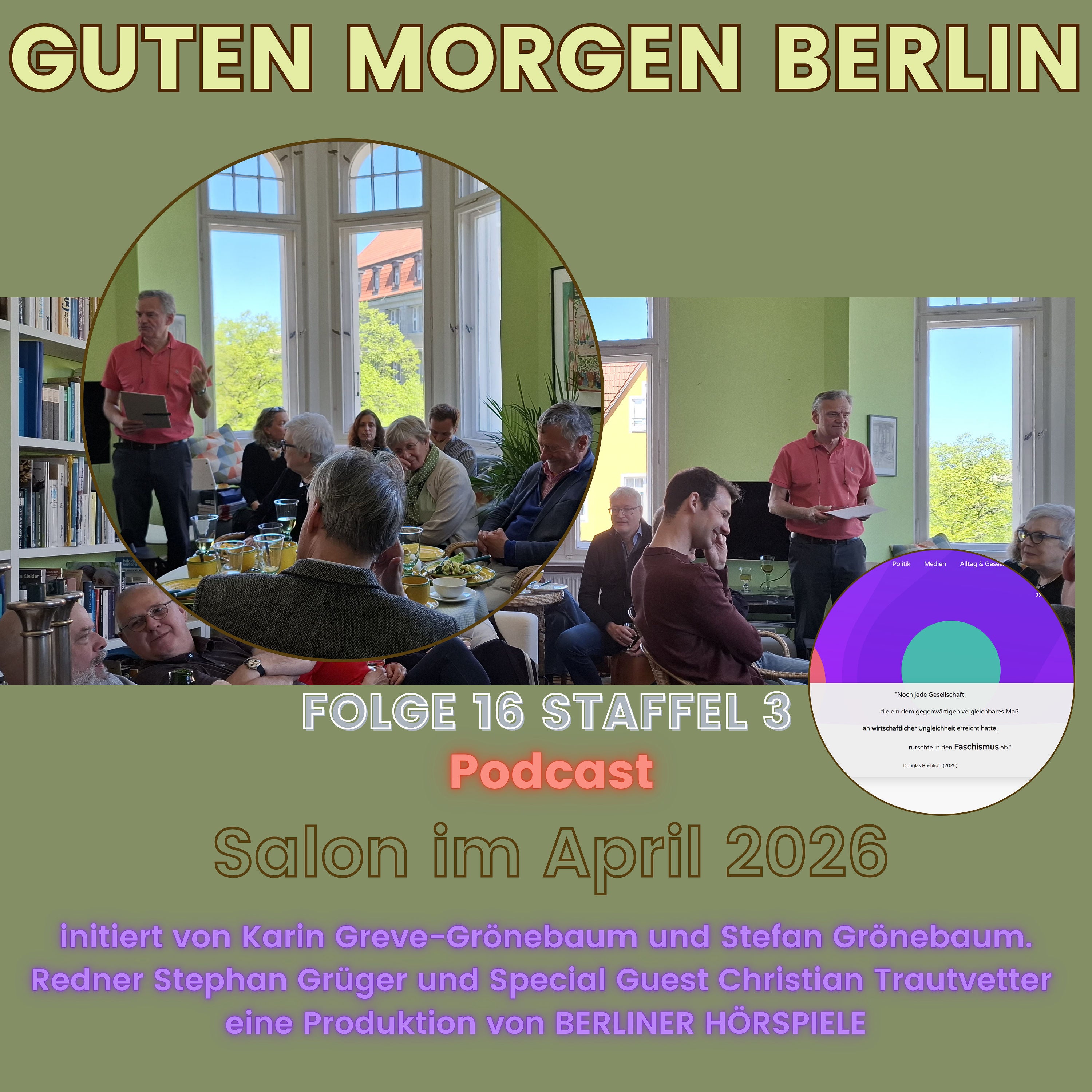 Guten Morgen Berlin - Der Podcast - zu Gast beim Salon im April 2026