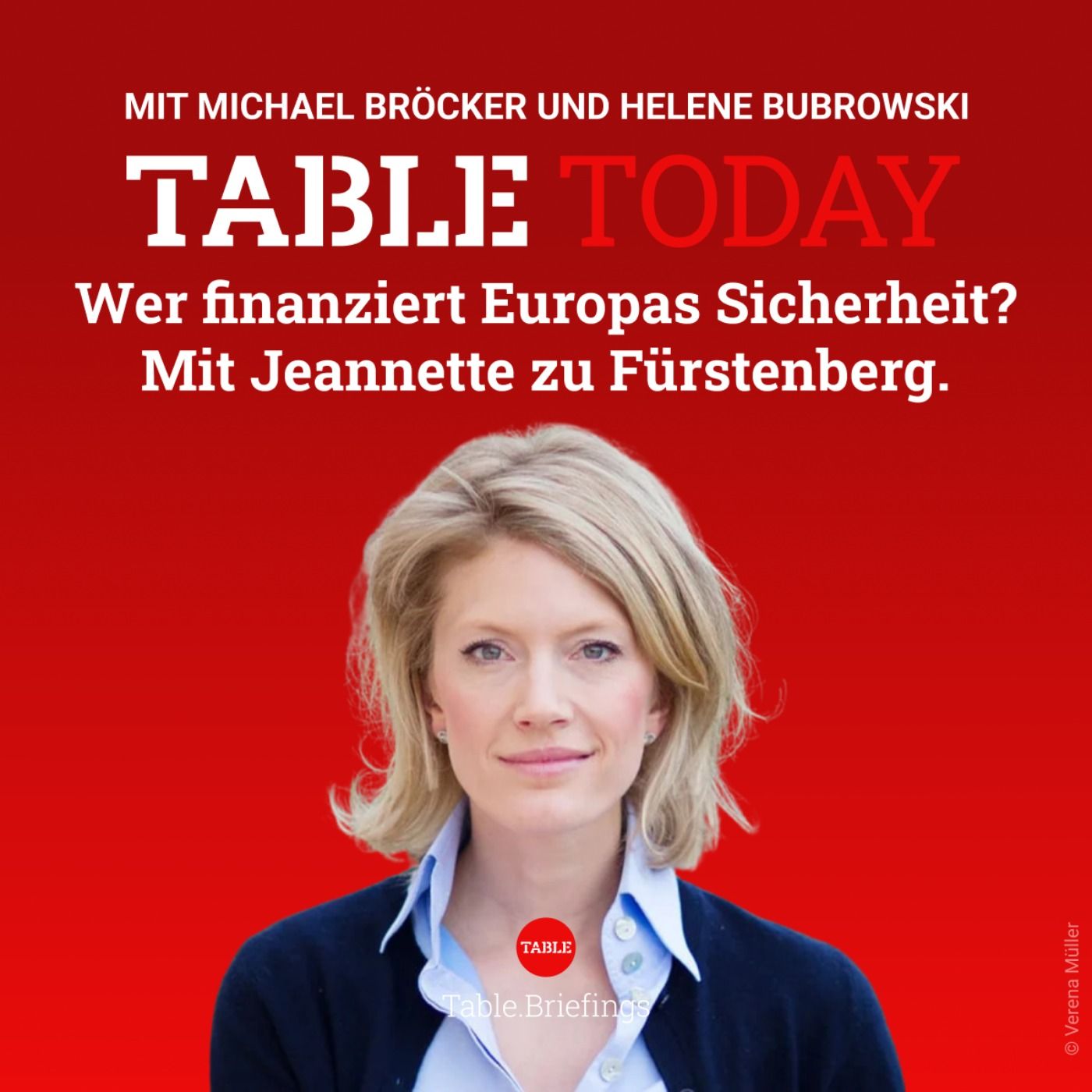 Wer finanziert Europas Sicherheit? Mit Jeannette zu Fürstenberg.
