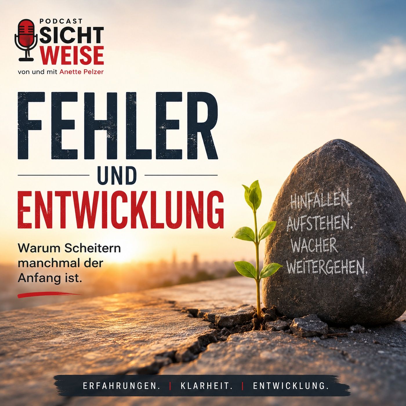 Fehler und Entwicklung: Hinfallen, aufstehen, wacher weitergehen - Sicht Weise von Anette Pelzer