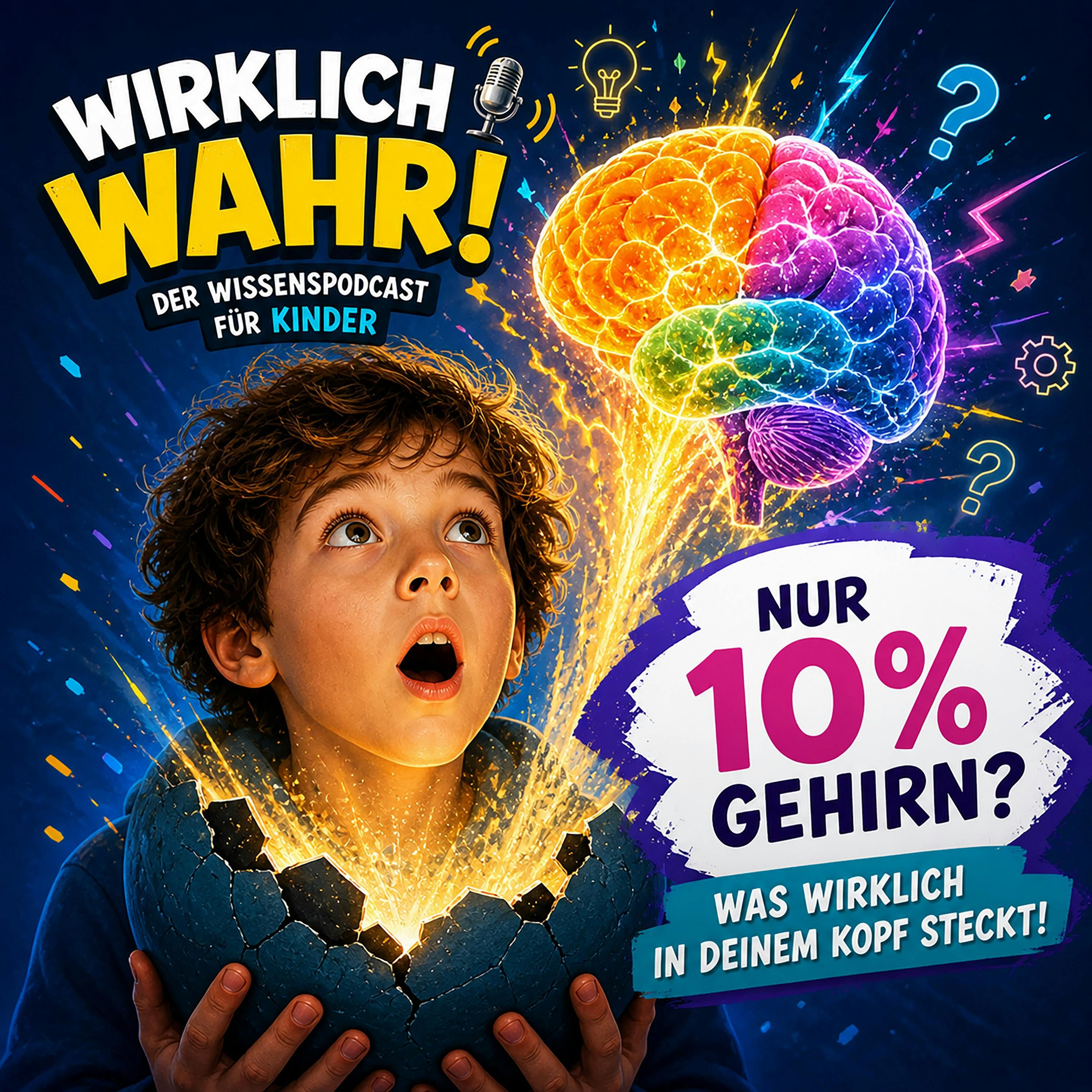 Wow! Stimmt es, dass wir nur 10 % unseres Gehirns nutzen?