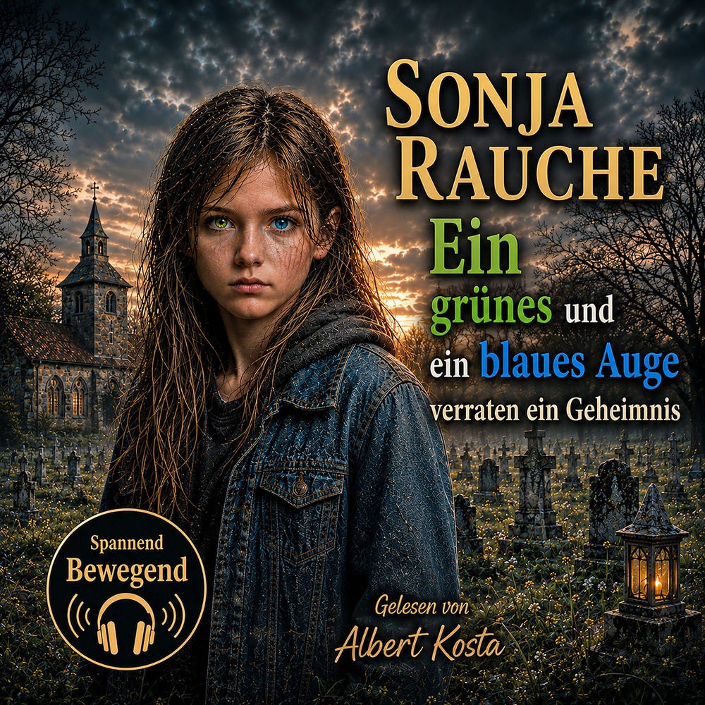 Ein grünes und ein blaues Auge verraten ein Geheimnis