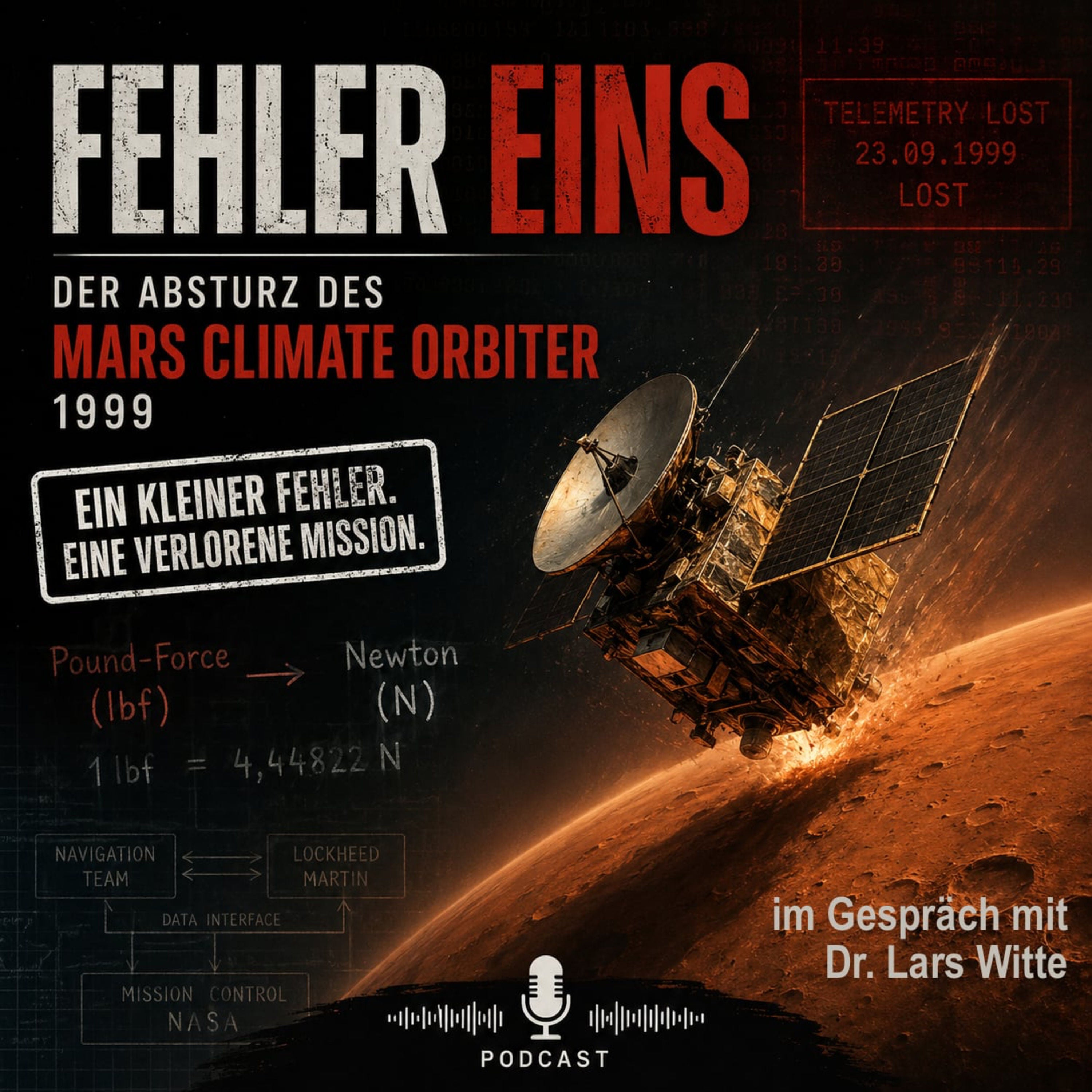 Mars Climate Orbiter 1999 – Wie ein Einheitenfehler die NASA-Mission zerstörte | Fehler Eins