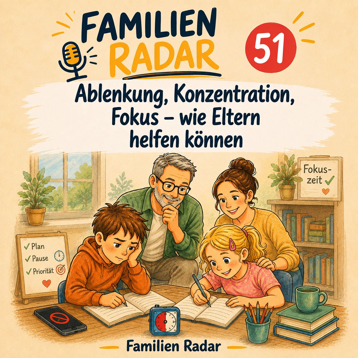 Ablenkung, Konzentration, Fokus