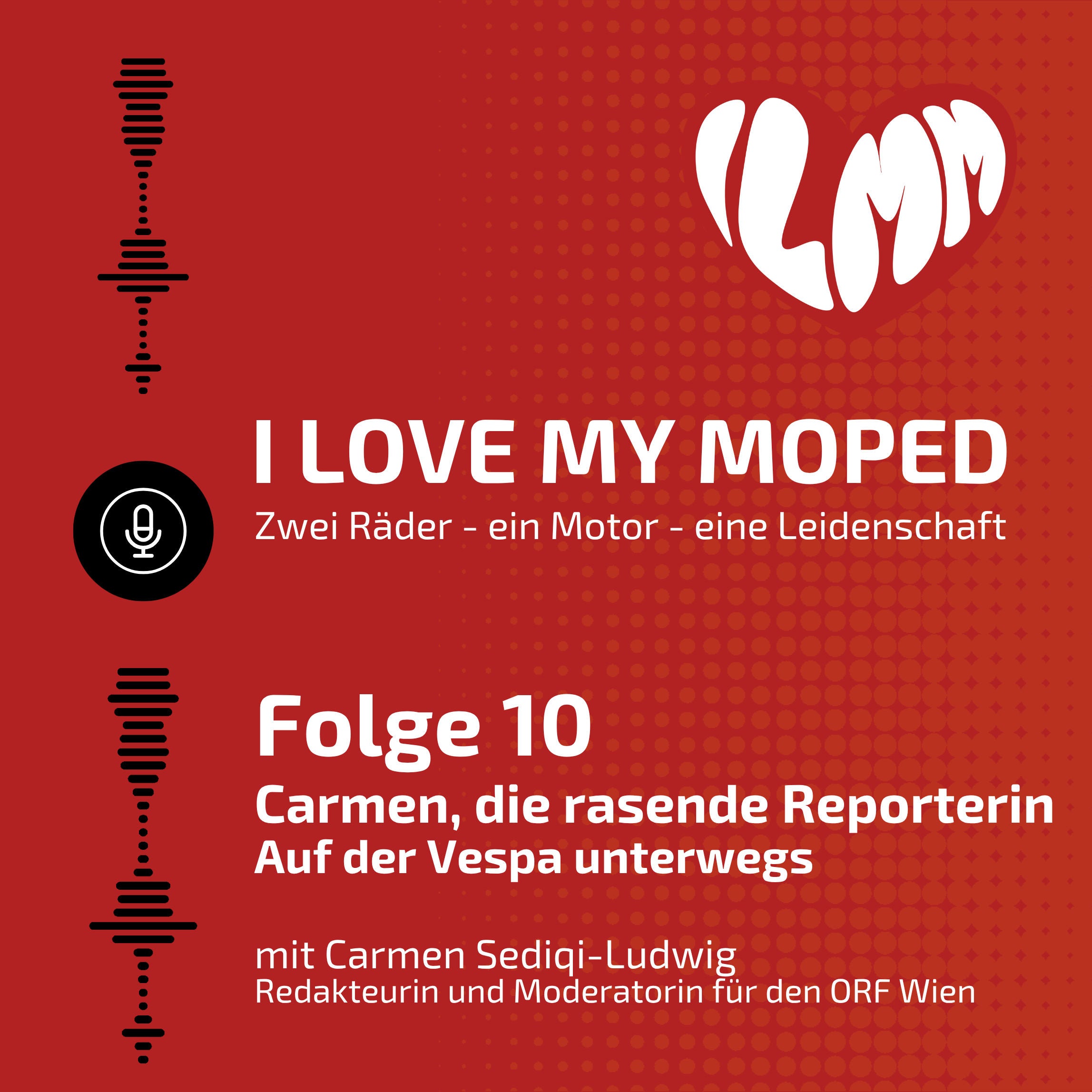 Carmen, die rasende Reporterin - unterwegs auf ihrer Vespa für den ORF Wien