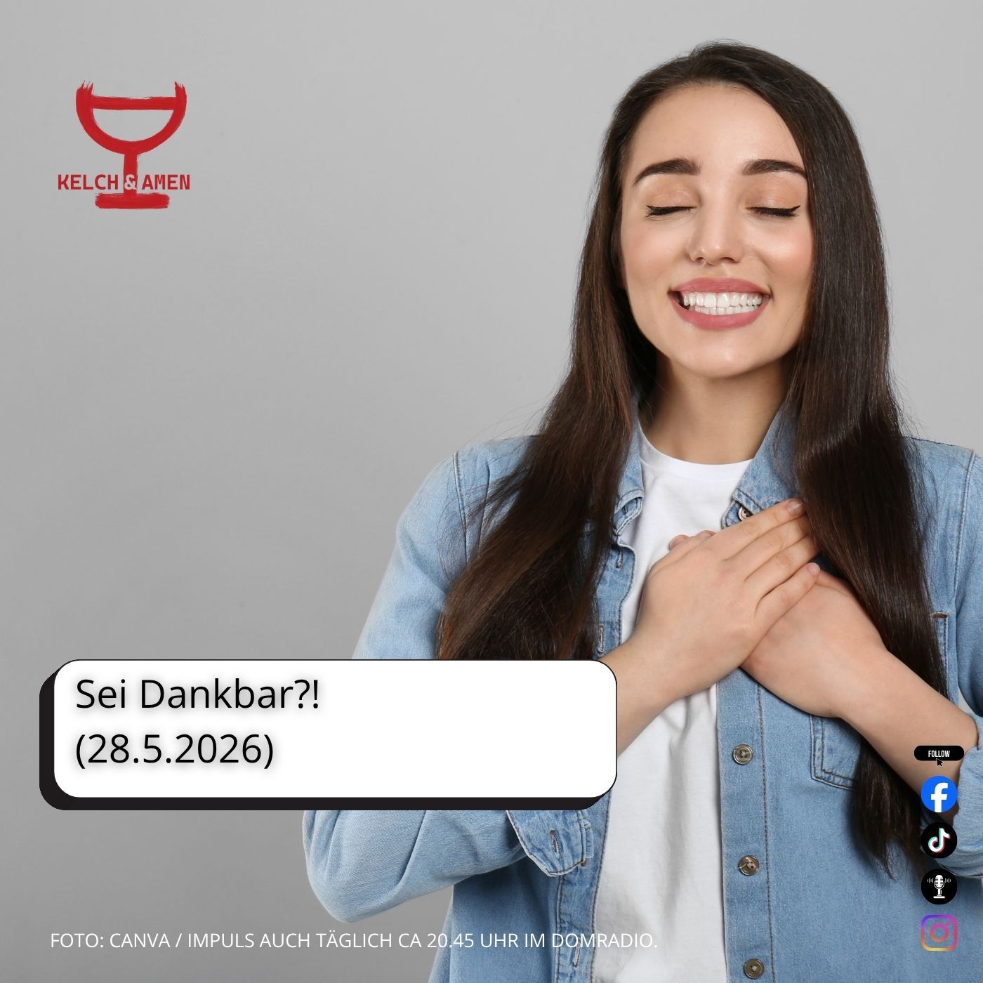 Dankbar - Immer? // 28.5.2026