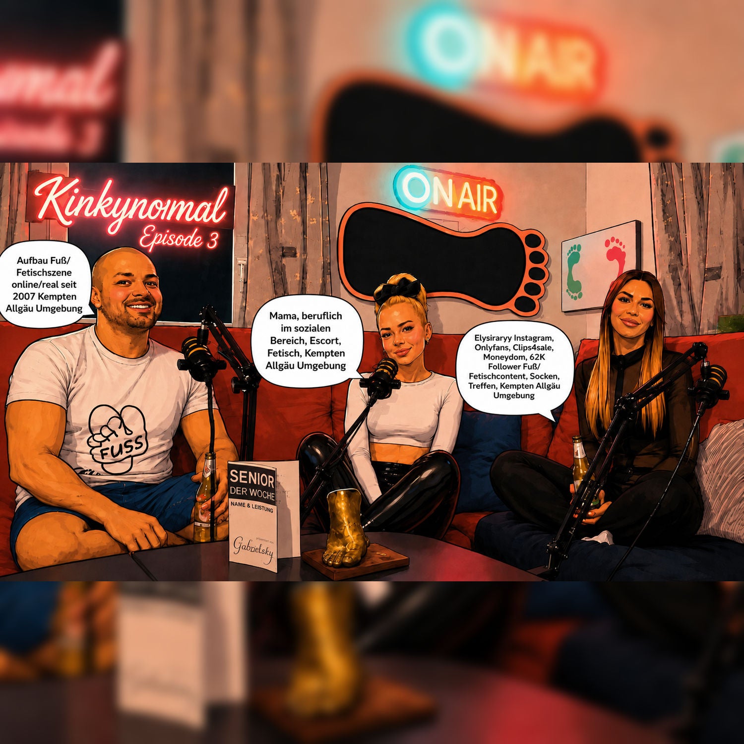 #003 Escort, Mama, Herrin, Kempten Allgäu heute zu Gast bei uns Kinkynormal Podcast Episode 3