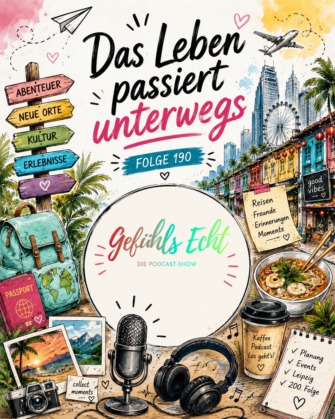 Das Leben passiert unterwegs